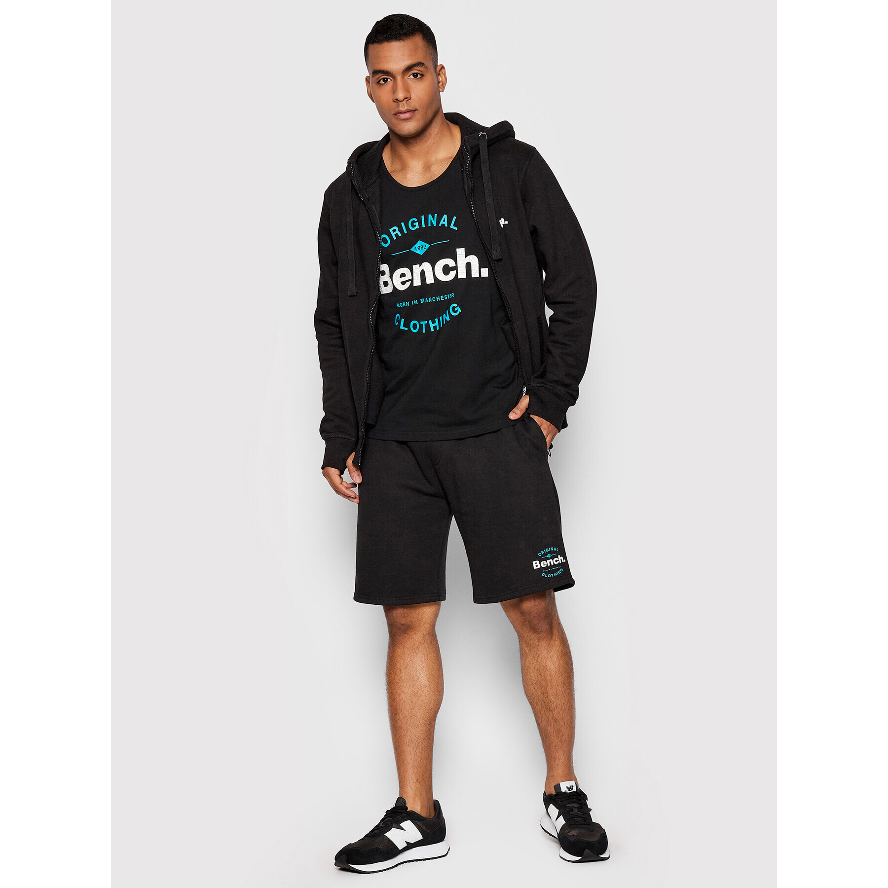 Bench Мъжки топ Astram 120740 Черен Regular Fit - Pepit.bg