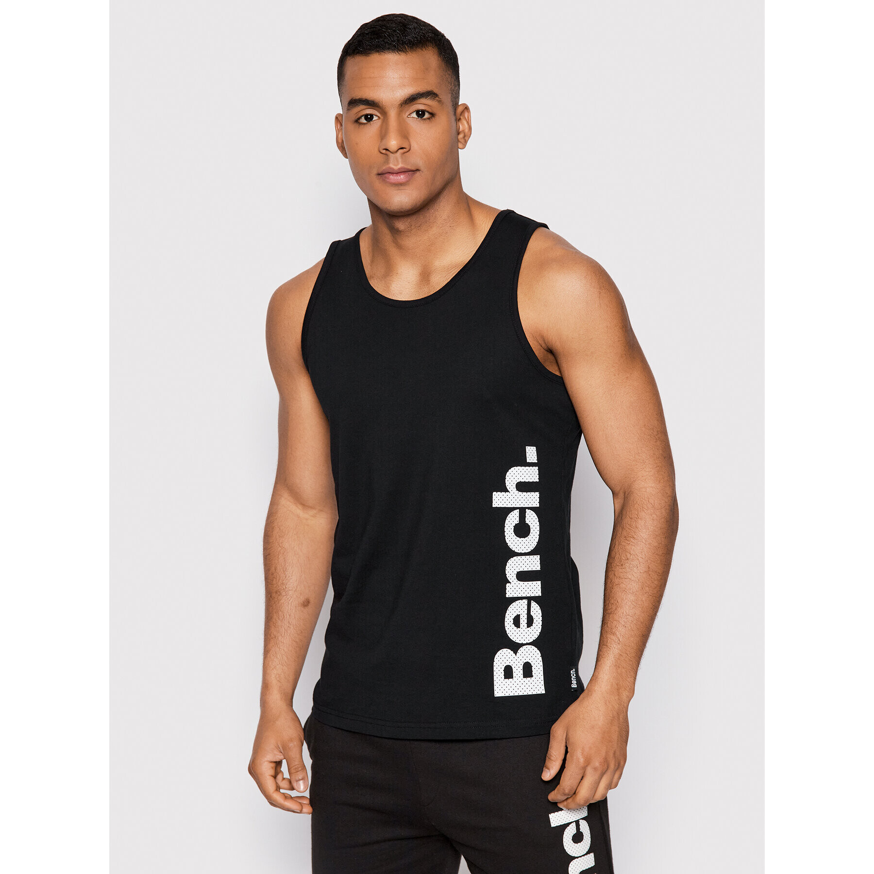 Bench Мъжки топ Silas 117811 Черен Regular Fit - Pepit.bg