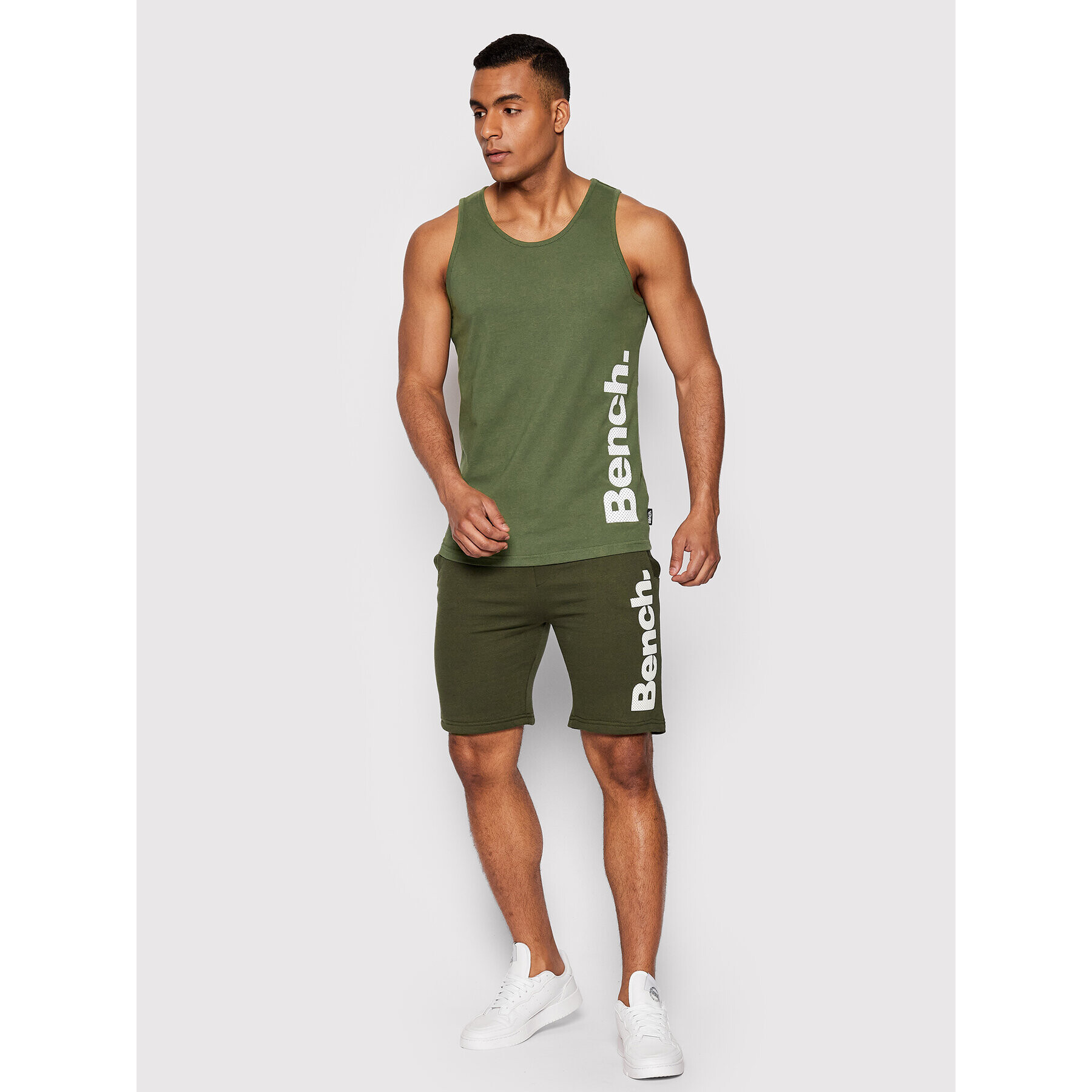 Bench Мъжки топ Silas 117811 Зелен Regular Fit - Pepit.bg