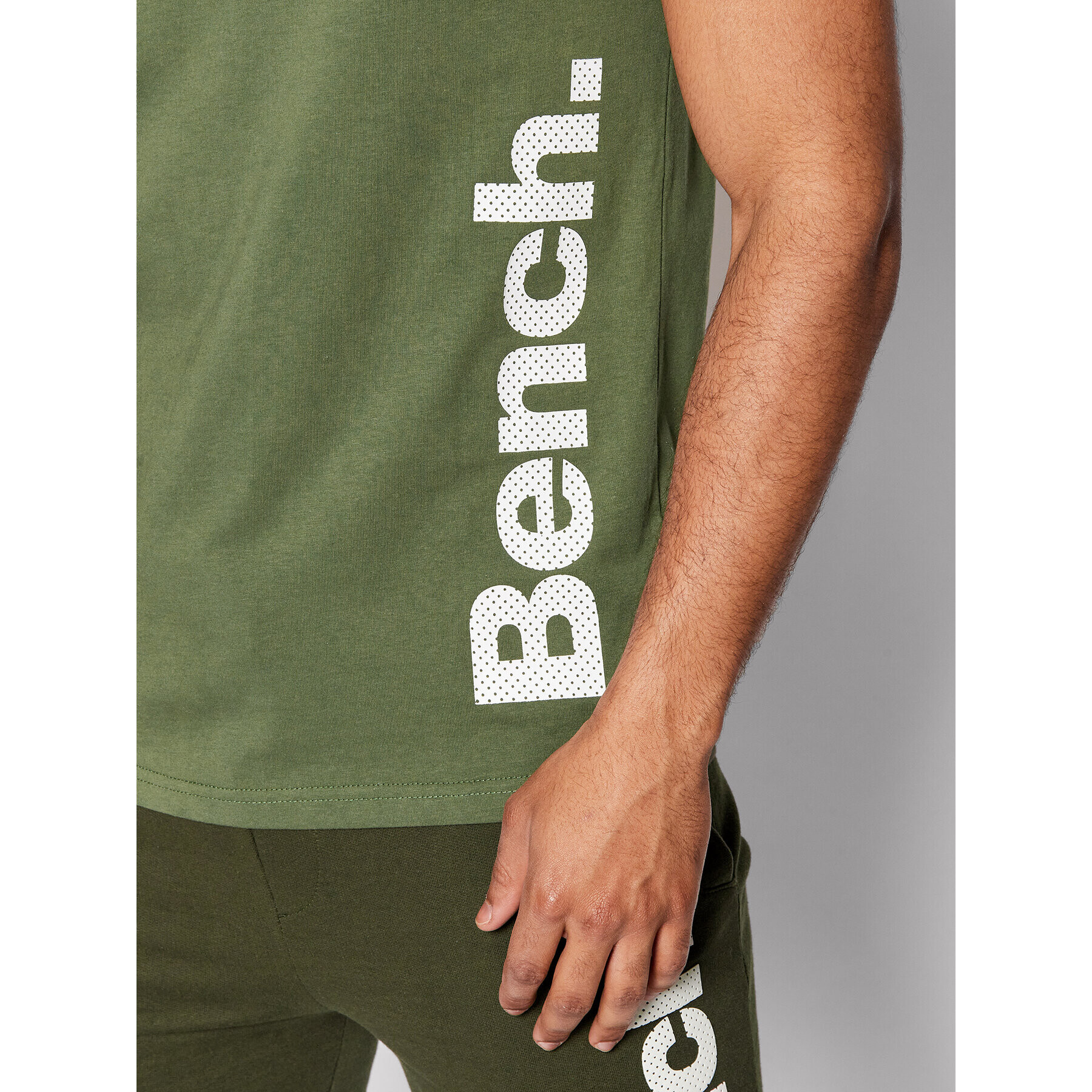 Bench Мъжки топ Silas 117811 Зелен Regular Fit - Pepit.bg