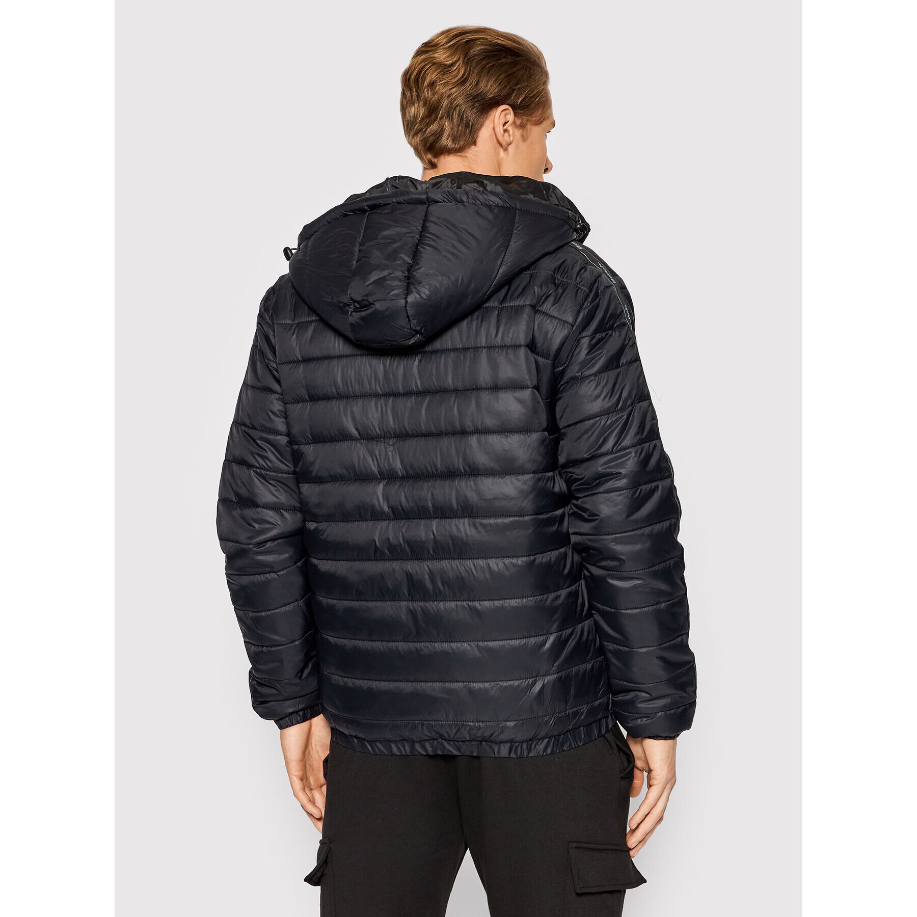 Bench Пухено яке Stayt 118614 Черен Regular Fit - Pepit.bg