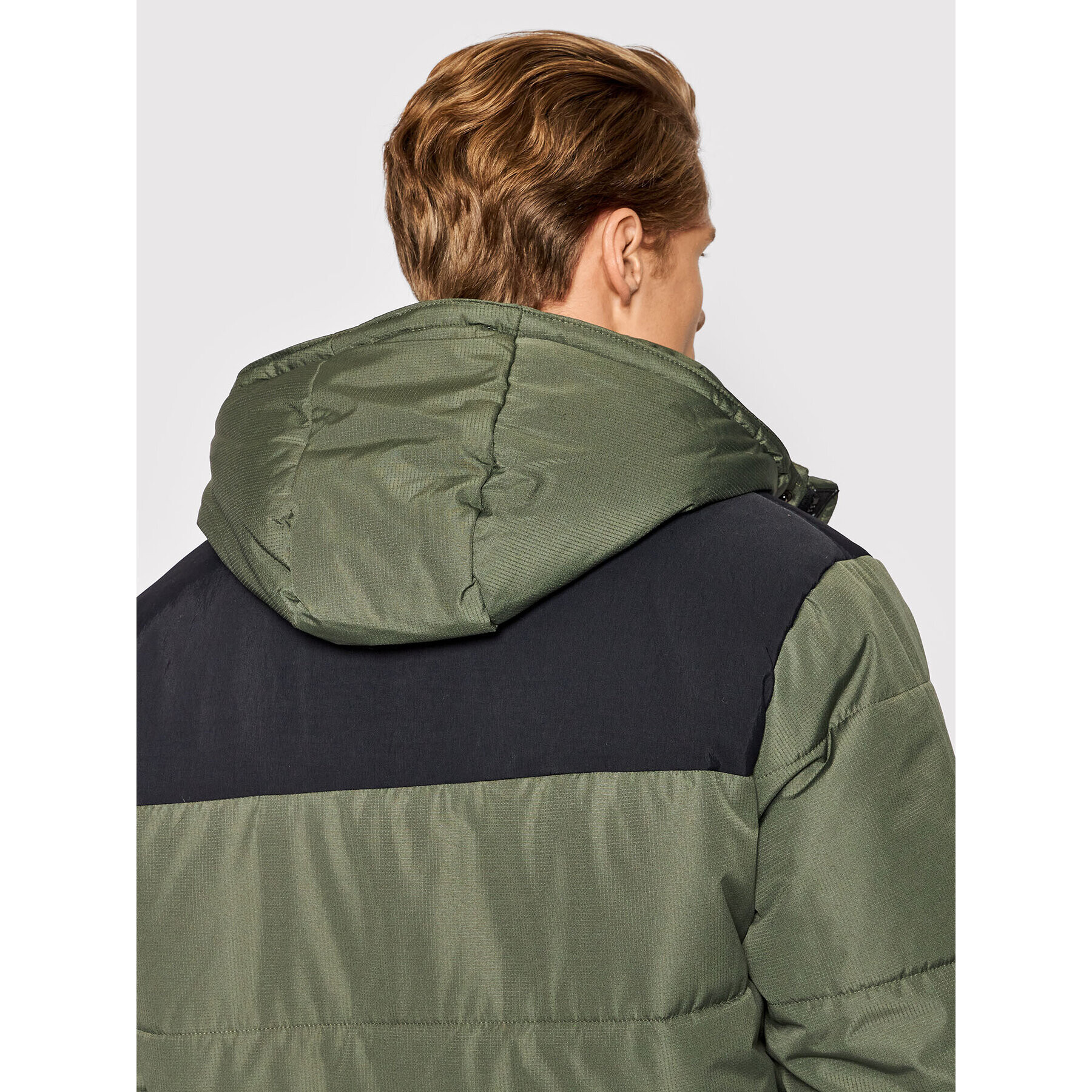Bench Пухено яке Tillor 118884 Зелен Regular Fit - Pepit.bg