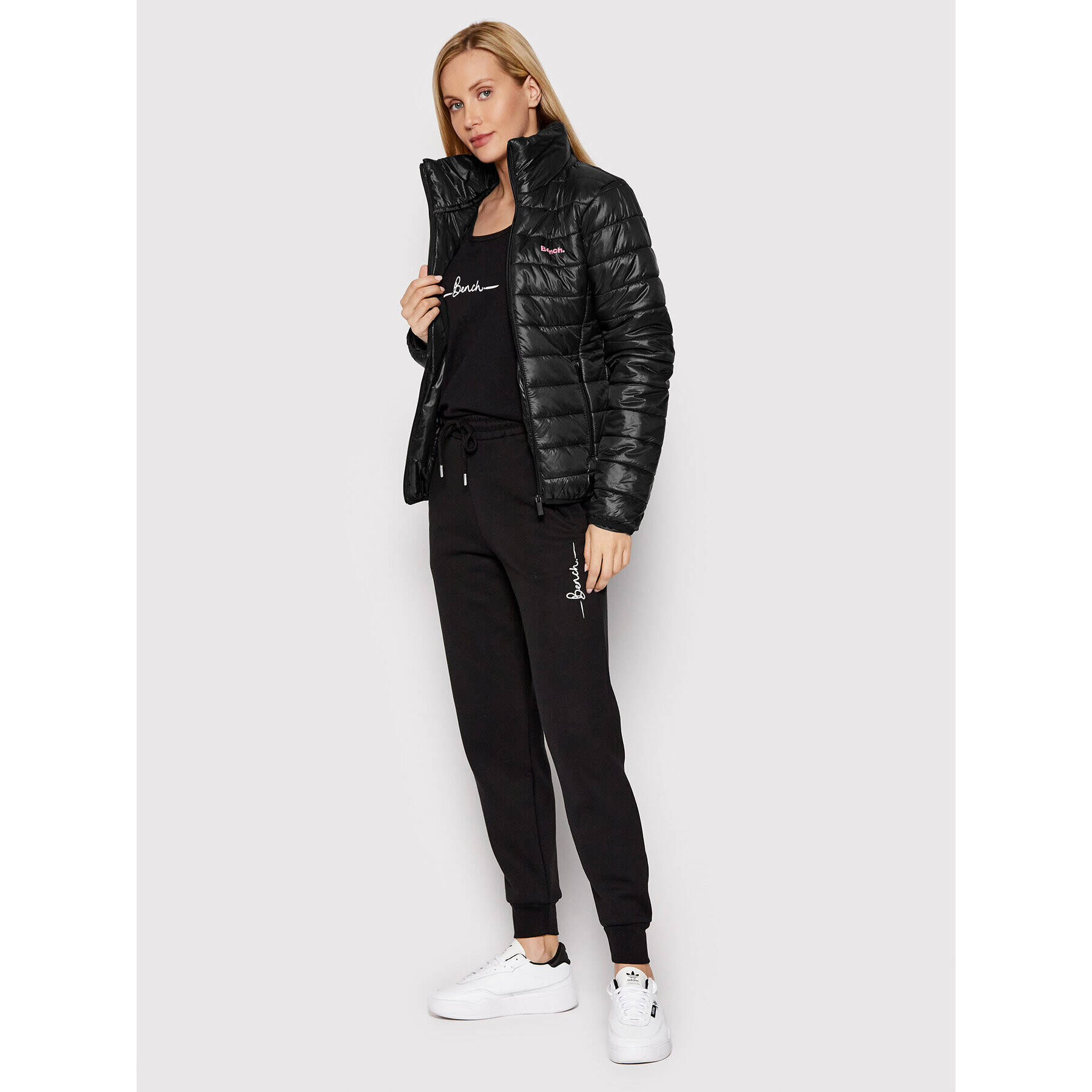 Bench Пухено яке mark2 116744 Черен Regular Fit - Pepit.bg