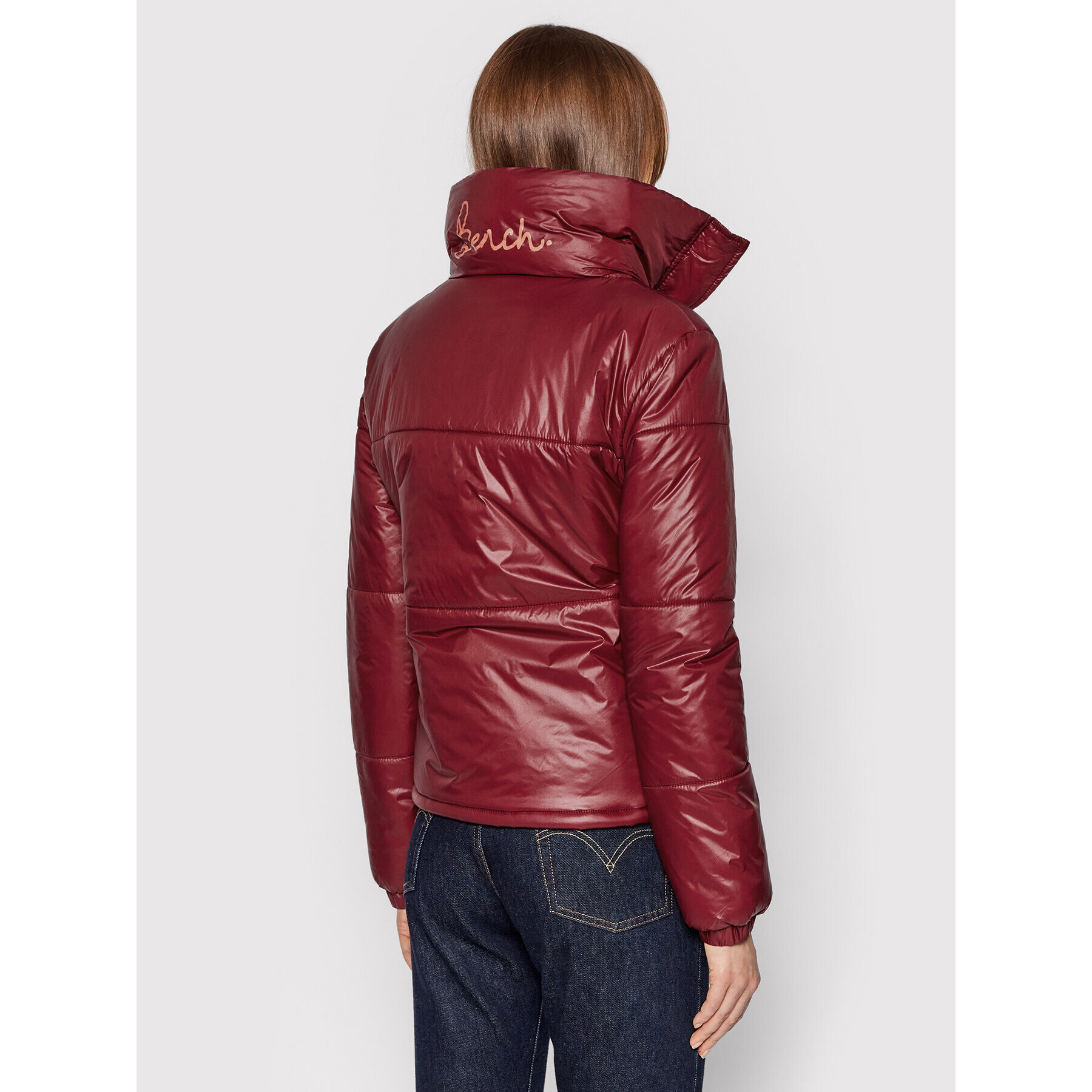 Bench Пухено яке Roana 118541 Бордо Regular Fit - Pepit.bg