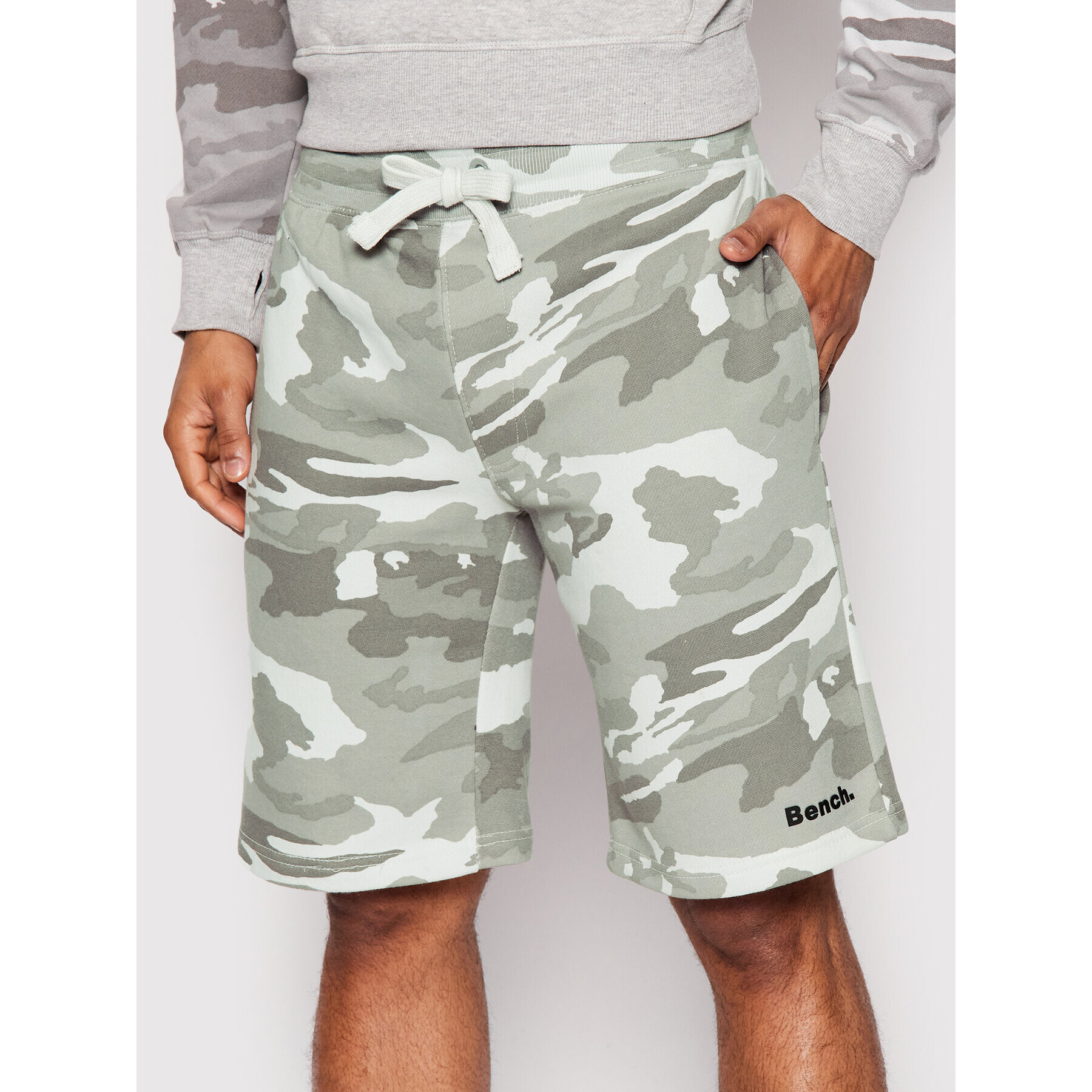 Bench Спортни шорти Canby 120770 Сив Regular Fit - Pepit.bg