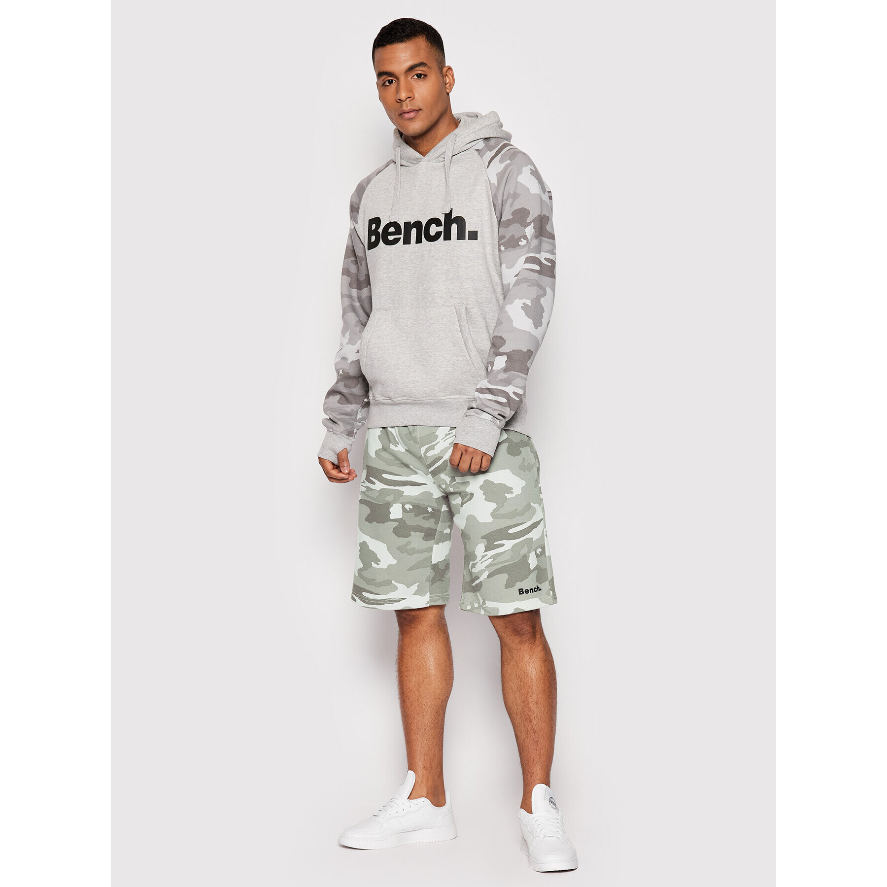 Bench Спортни шорти Canby 120770 Сив Regular Fit - Pepit.bg