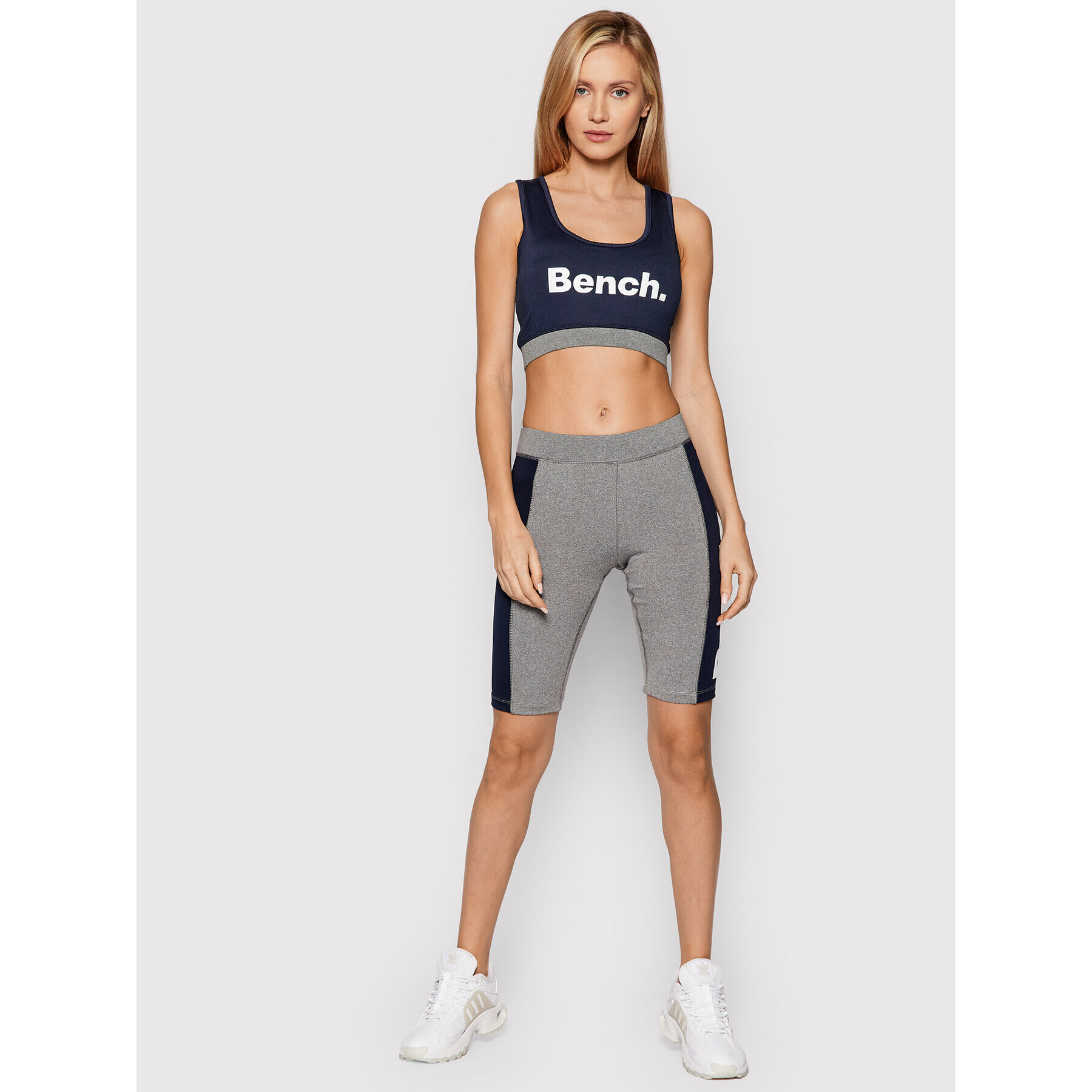 Bench Спортни шорти Jamilia 117326 Сив Slim Fit - Pepit.bg