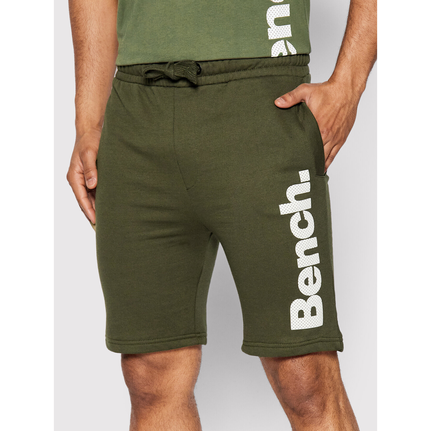 Bench Спортни шорти Rollo 117207 Зелен Regular Fit - Pepit.bg