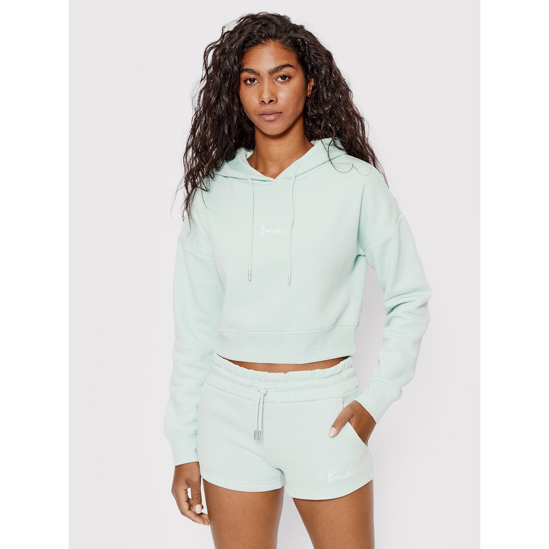 Bench Суитшърт Amerie 118355 Зелен Regular Fit - Pepit.bg