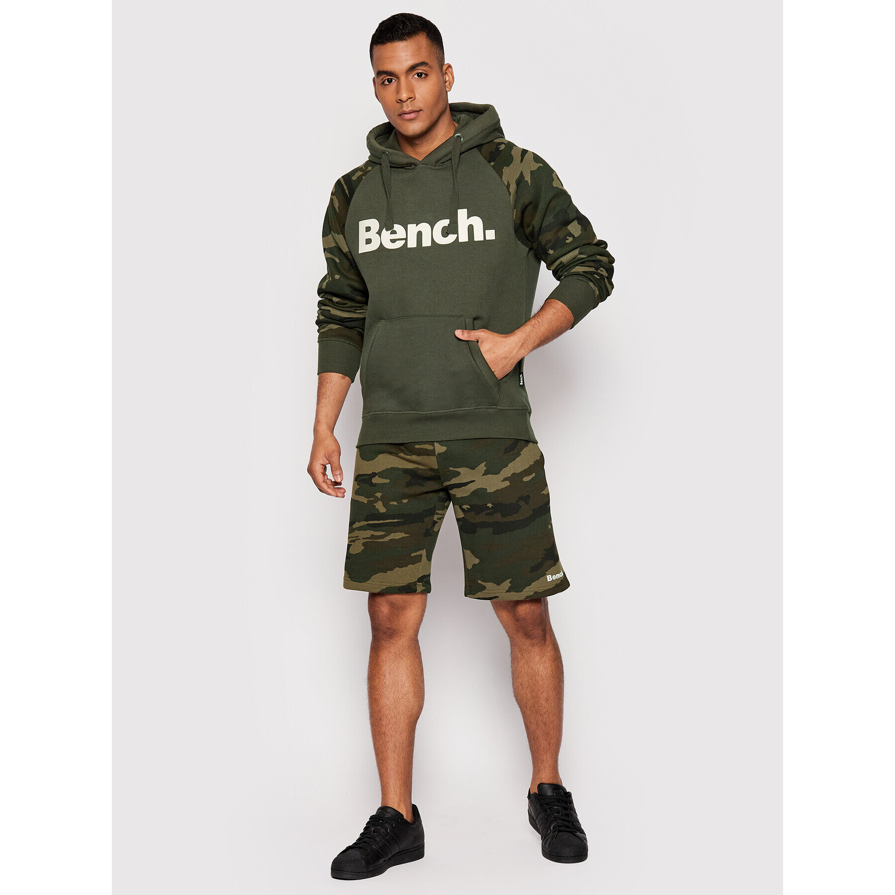 Bench Суитшърт Elgie 120766 Зелен Regular Fit - Pepit.bg