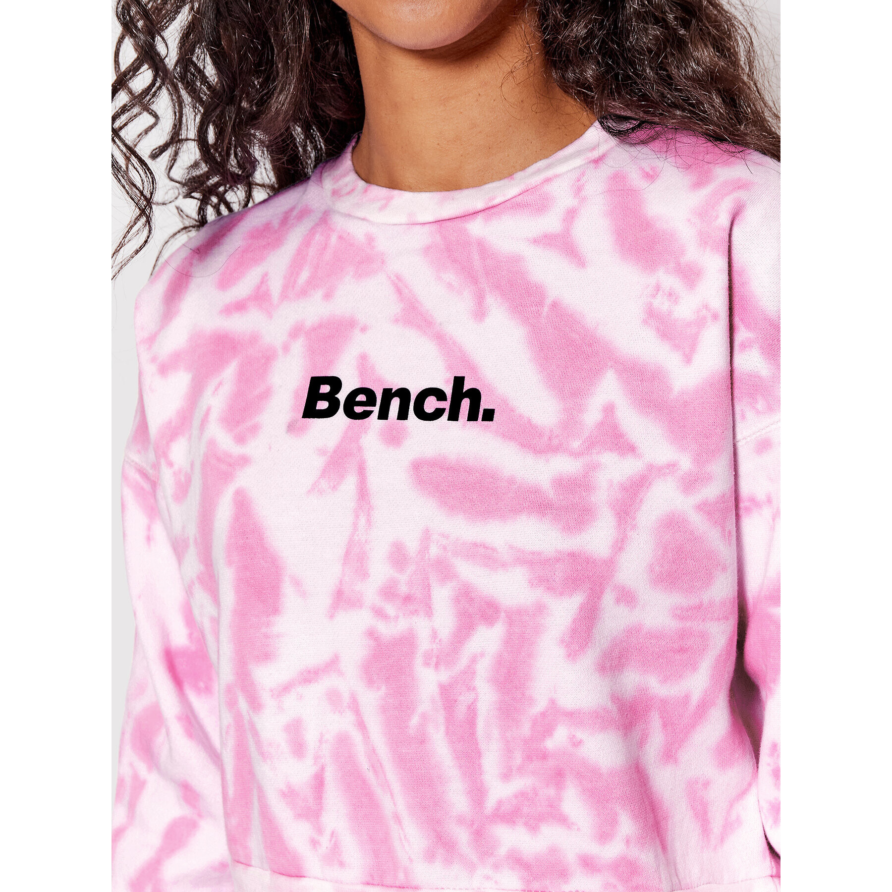 Bench Суитшърт Janey 120642 Розов Regular Fit - Pepit.bg