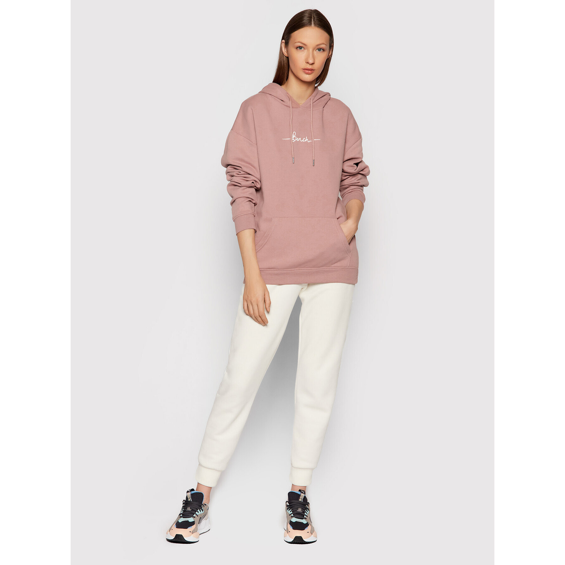 Bench Суитшърт Laya 2 117892 Розов Regular Fit - Pepit.bg