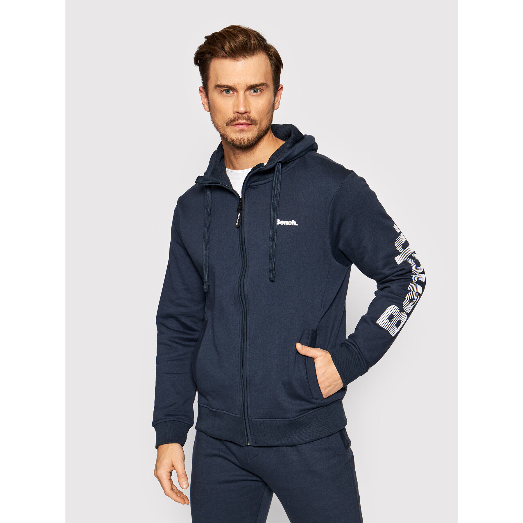 Bench Суитшърт Maslow 117205 Тъмносин Regular Fit - Pepit.bg