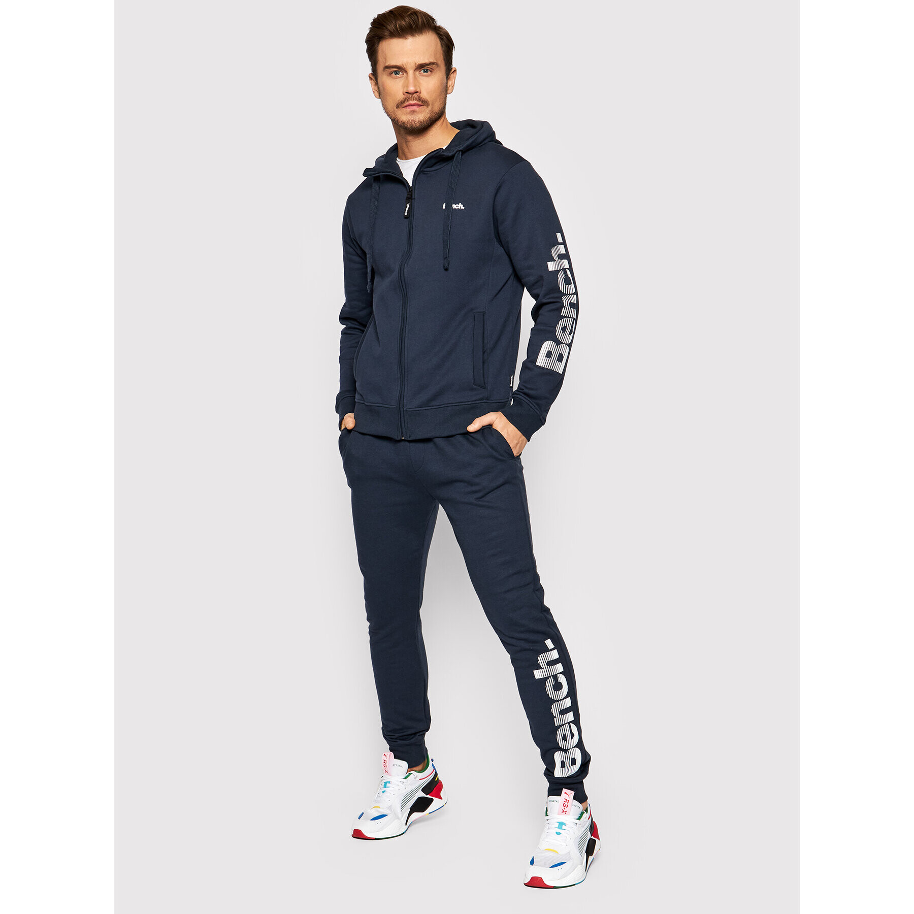 Bench Суитшърт Maslow 117205 Тъмносин Regular Fit - Pepit.bg