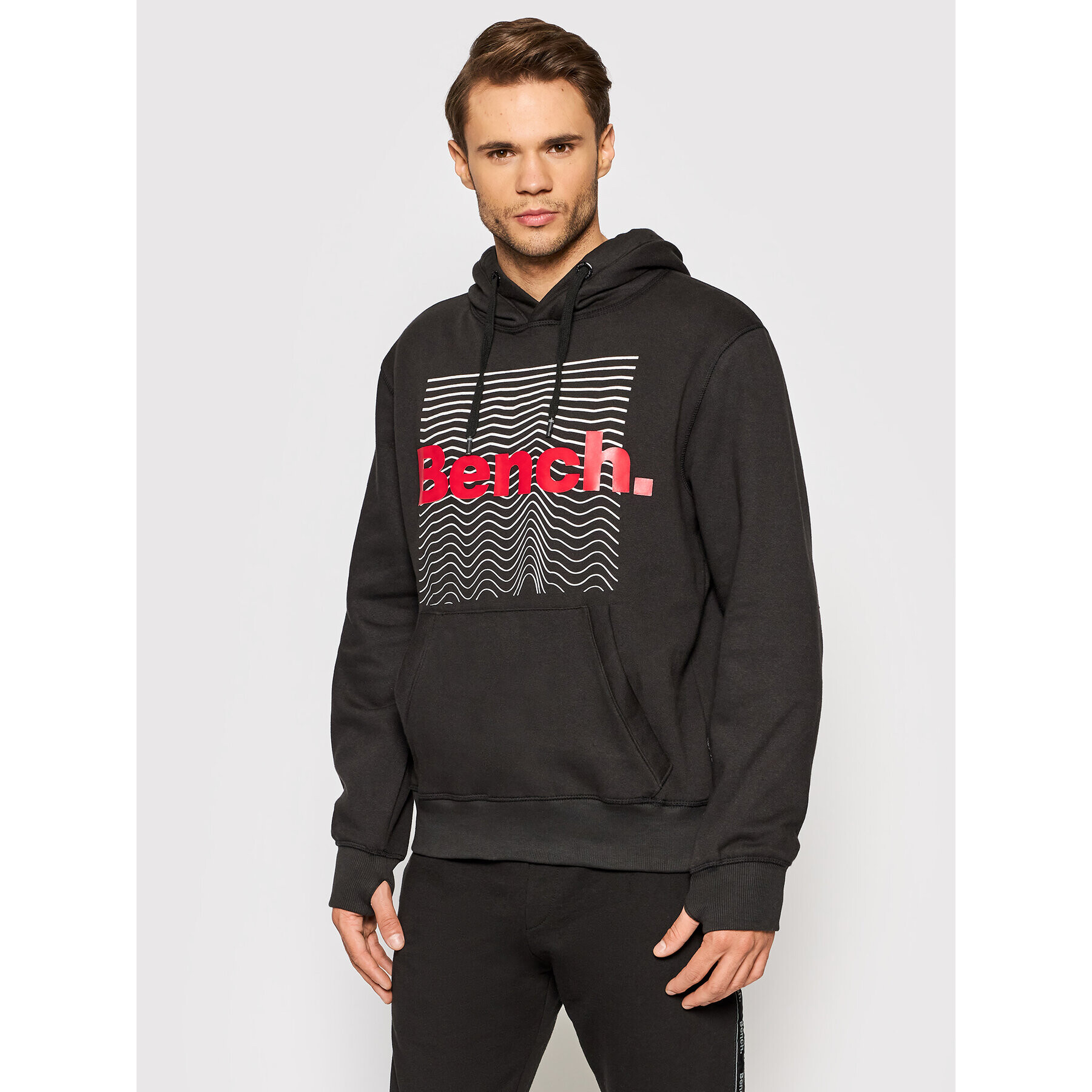 Bench Суитшърт Noise 118571 Черен Regular Fit - Pepit.bg