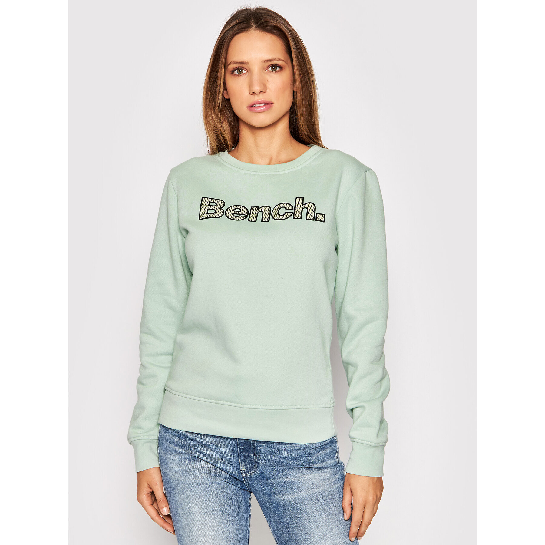 Bench Суитшърт Raina 117363 Зелен Regular Fit - Pepit.bg