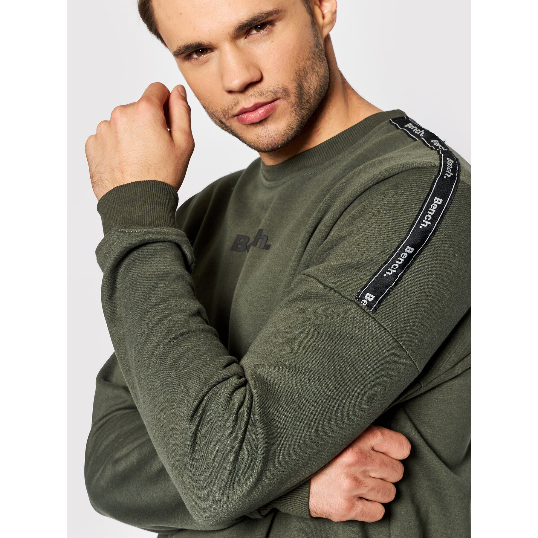 Bench Суитшърт Tone 118605 Зелен Regular Fit - Pepit.bg