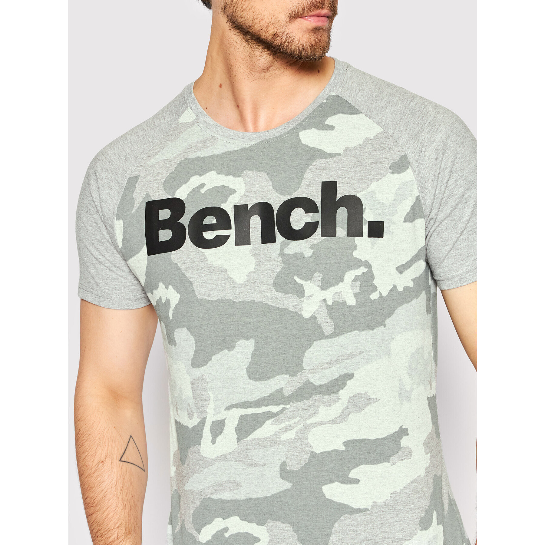 Bench Тишърт Besom 120764 Сив Regular Fit - Pepit.bg