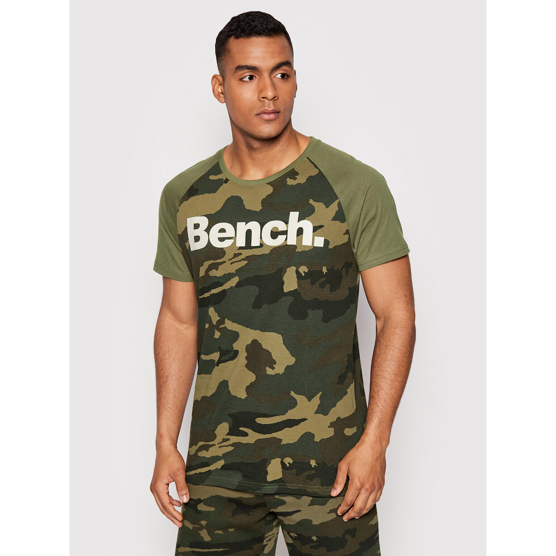 Bench Тишърт Besom 120764 Зелен Regular Fit - Pepit.bg