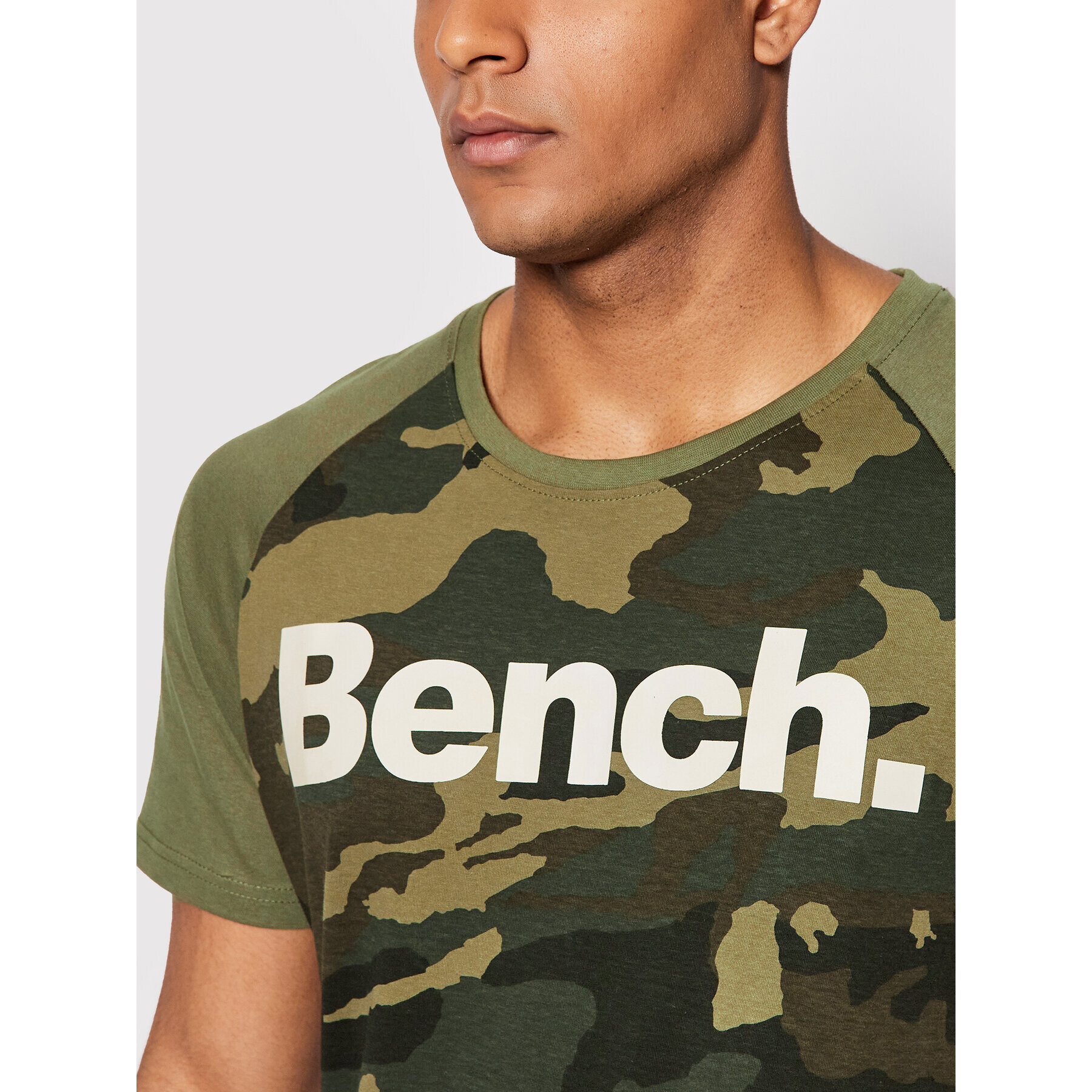 Bench Тишърт Besom 120764 Зелен Regular Fit - Pepit.bg