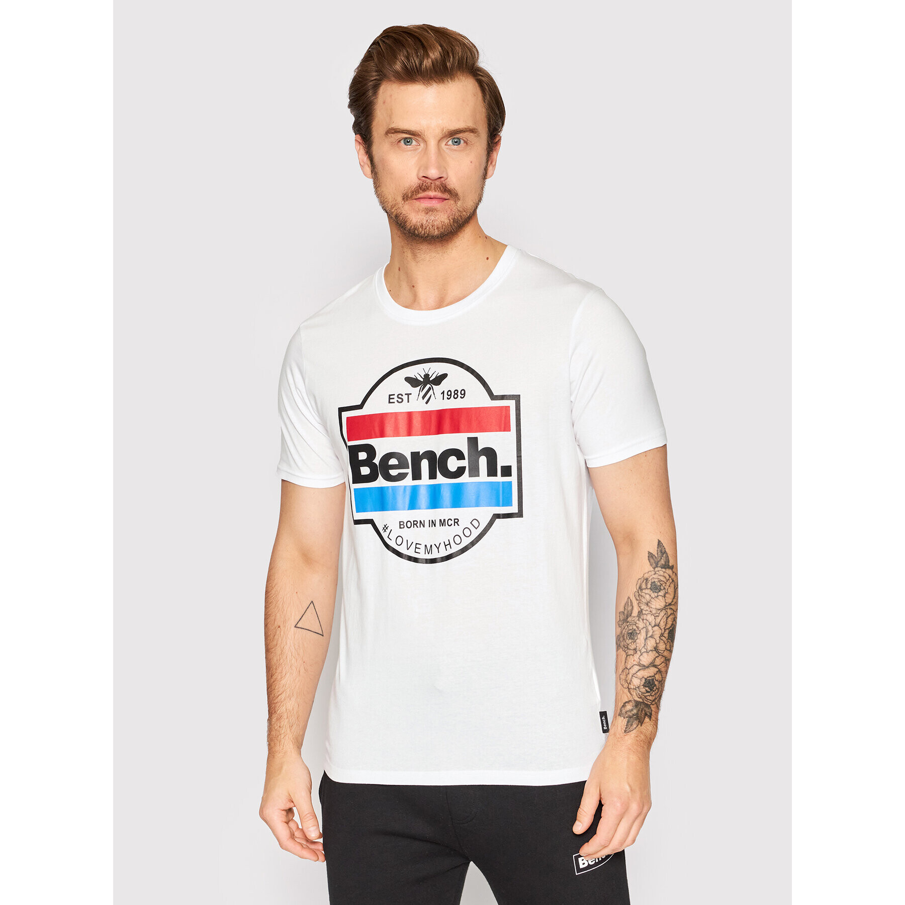 Bench Тишърт Cromir 120694 Бял Regular Fit - Pepit.bg