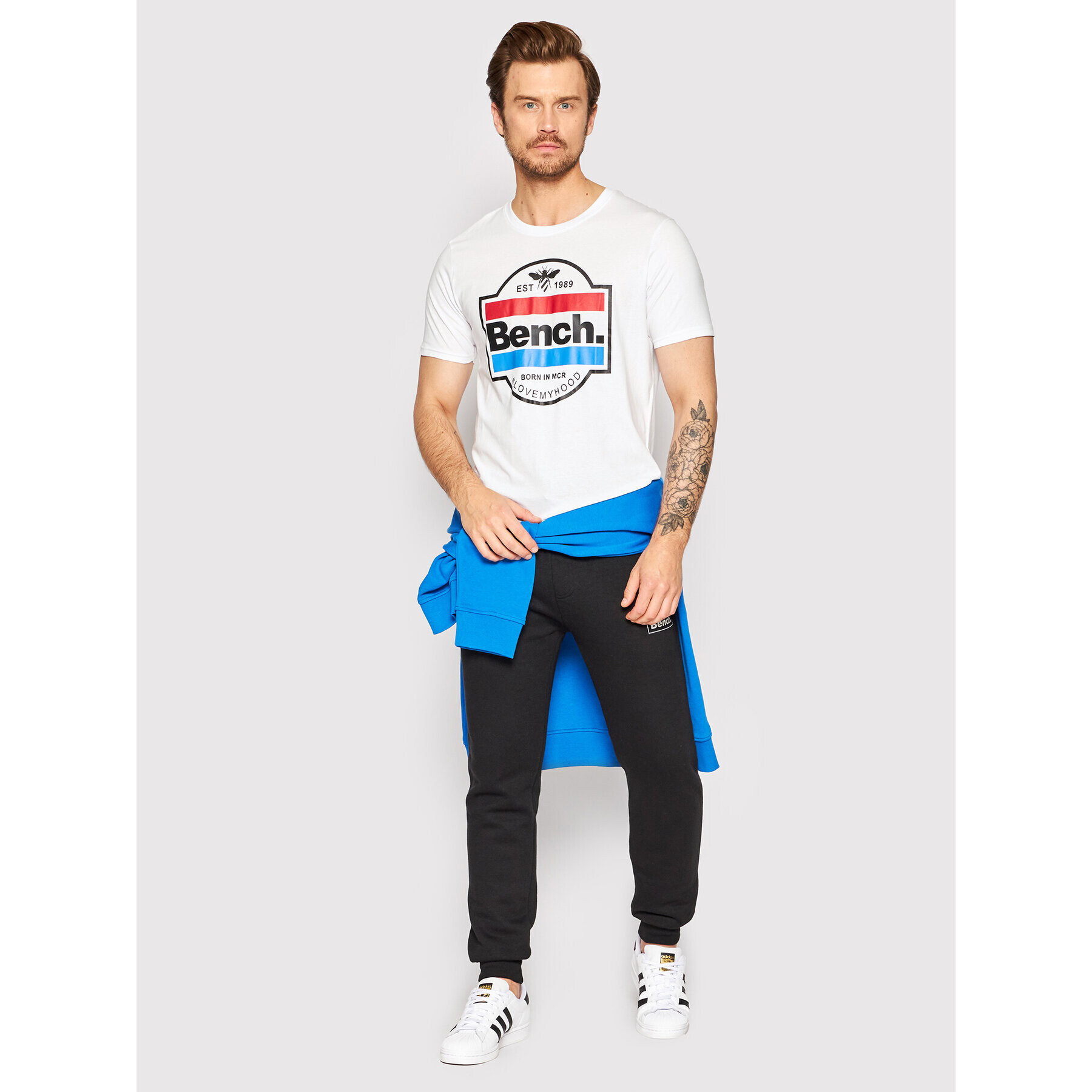 Bench Тишърт Cromir 120694 Бял Regular Fit - Pepit.bg