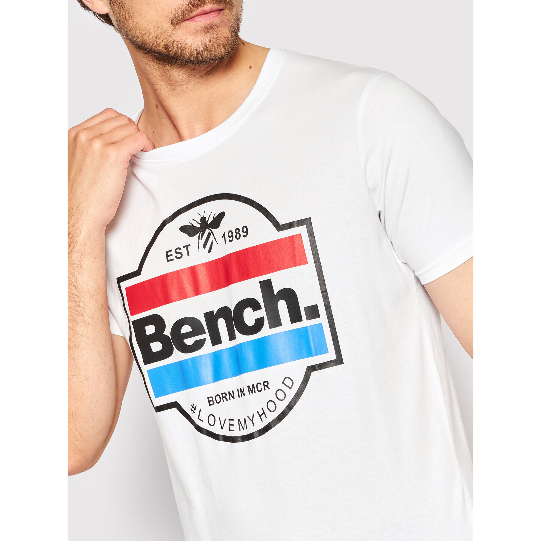 Bench Тишърт Cromir 120694 Бял Regular Fit - Pepit.bg