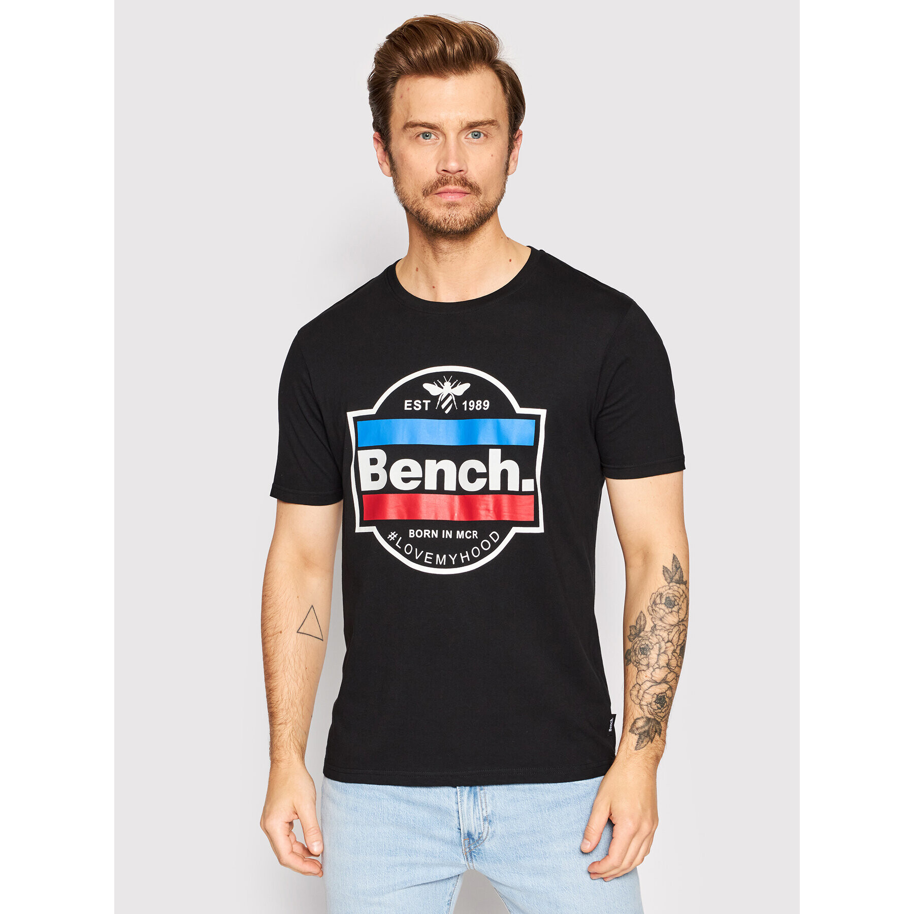 Bench Тишърт Cromir 120694 Черен Regular Fit - Pepit.bg