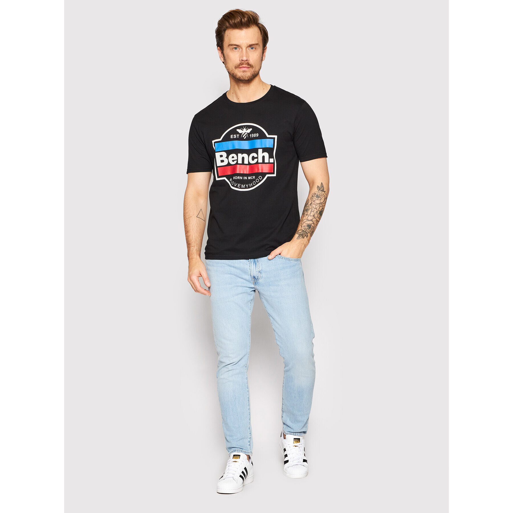 Bench Тишърт Cromir 120694 Черен Regular Fit - Pepit.bg