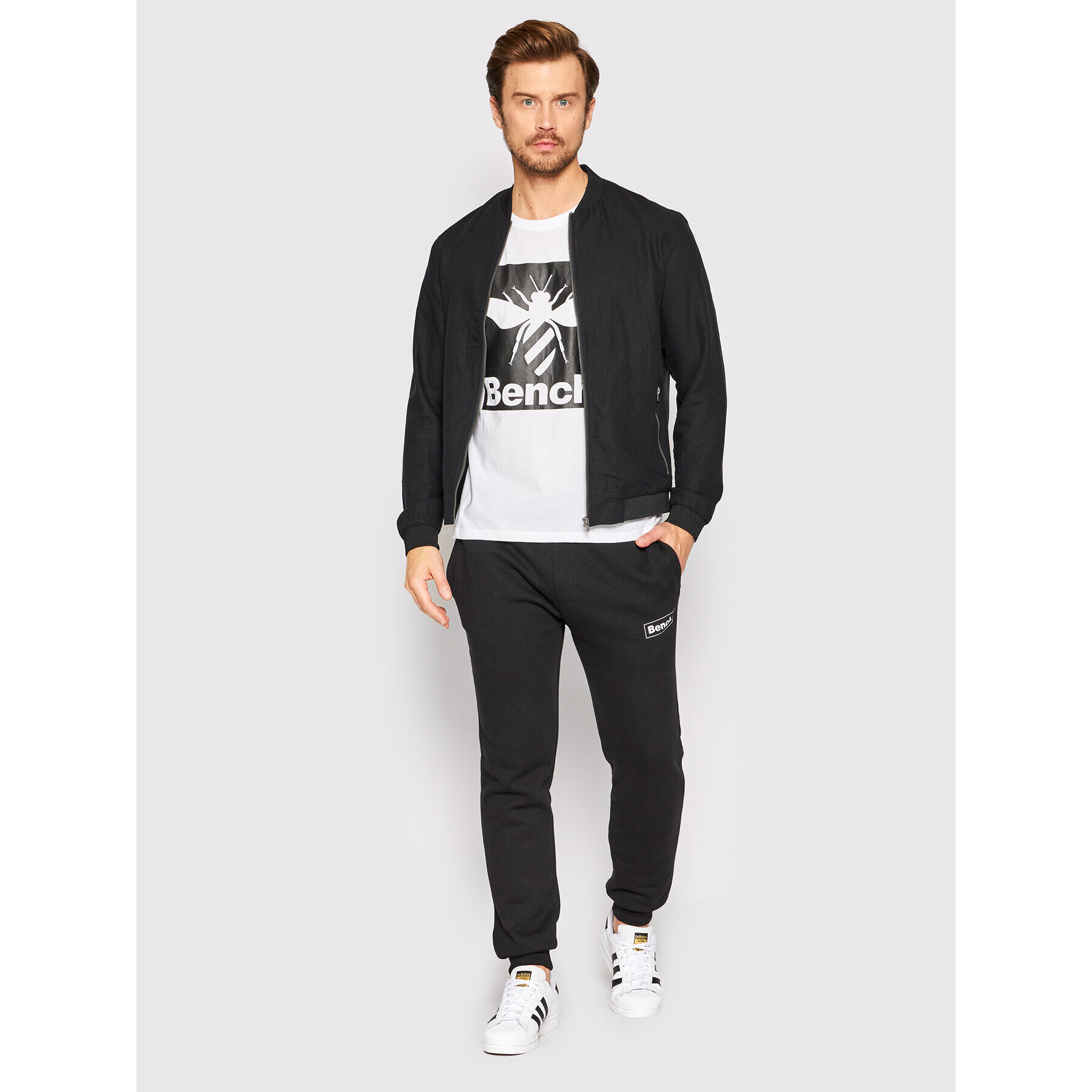 Bench Тишърт Hazen 120692 Бял Regular Fit - Pepit.bg