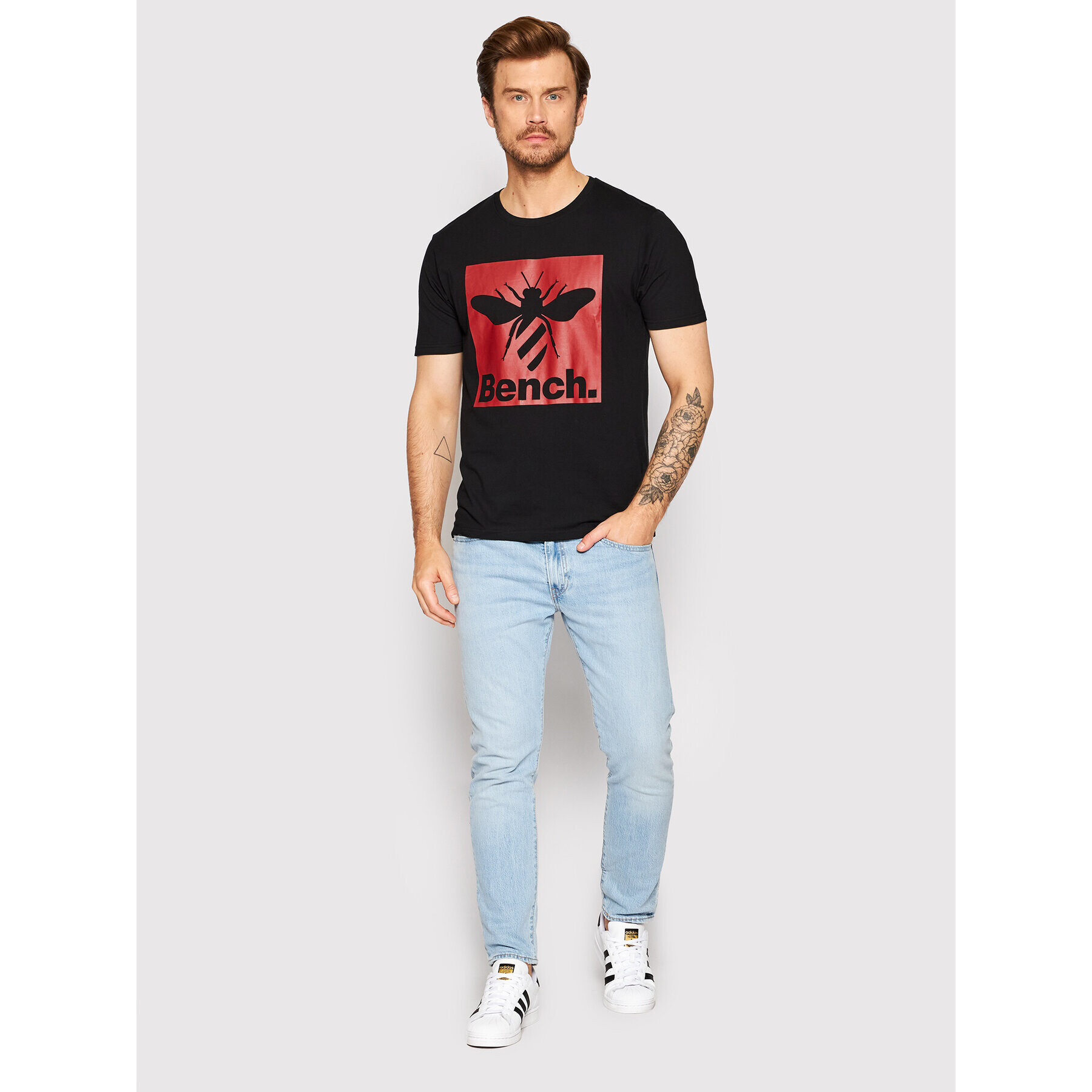 Bench Тишърт Hazen 120692 Черен Regular Fit - Pepit.bg