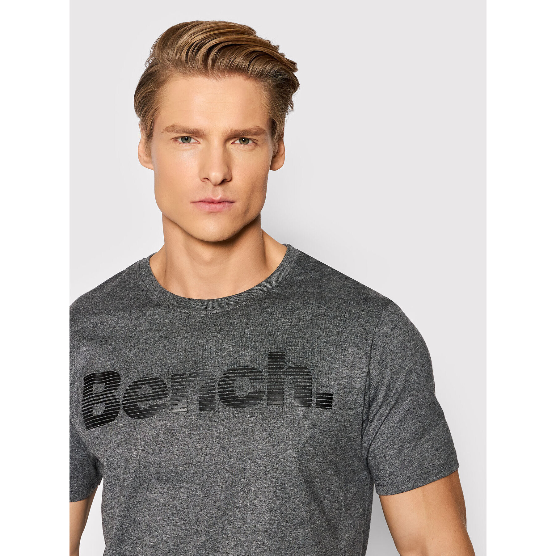 Bench Тишърт Leandro 118985 Сив Regular Fit - Pepit.bg