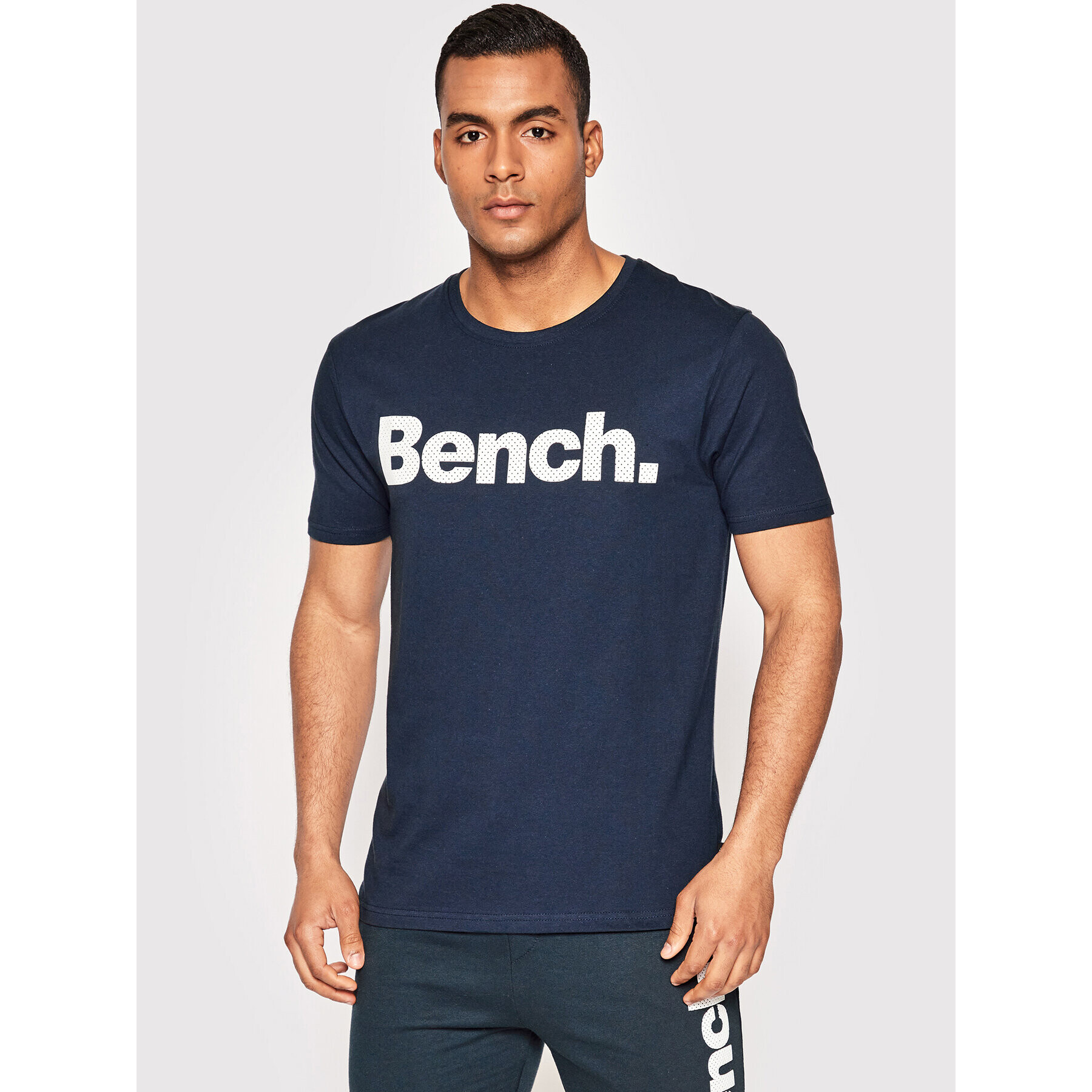 Bench Тишърт Leandro 118985 Тъмносин Regular Fit - Pepit.bg