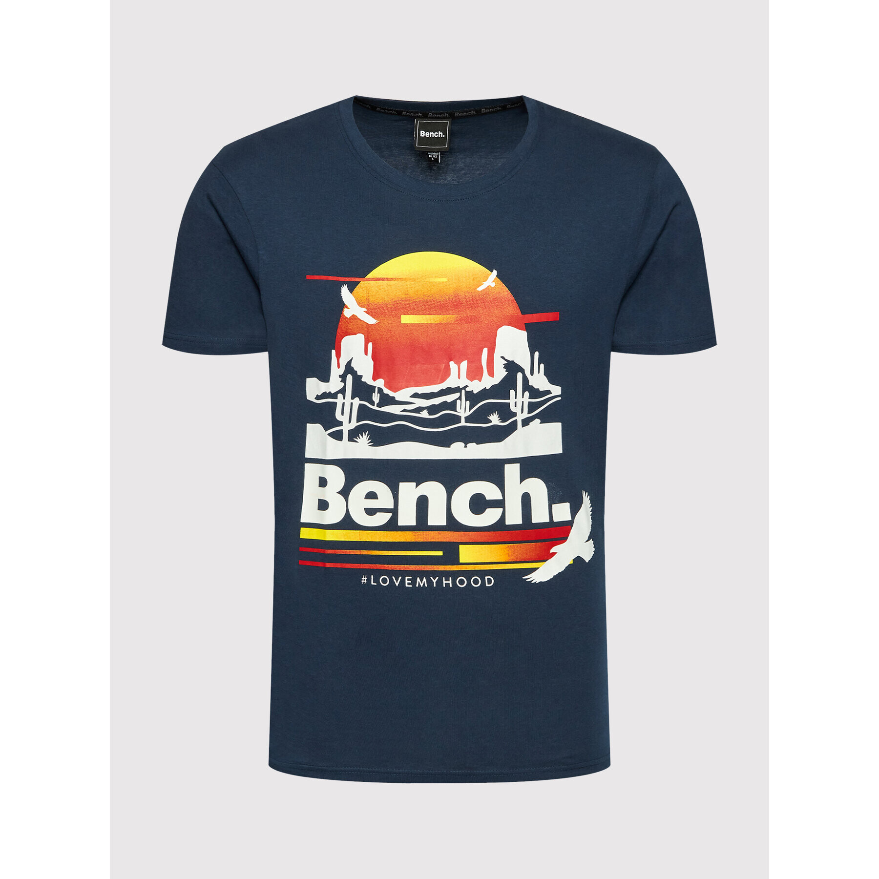 Bench Тишърт Mendota 120695 Тъмносин Regular Fit - Pepit.bg