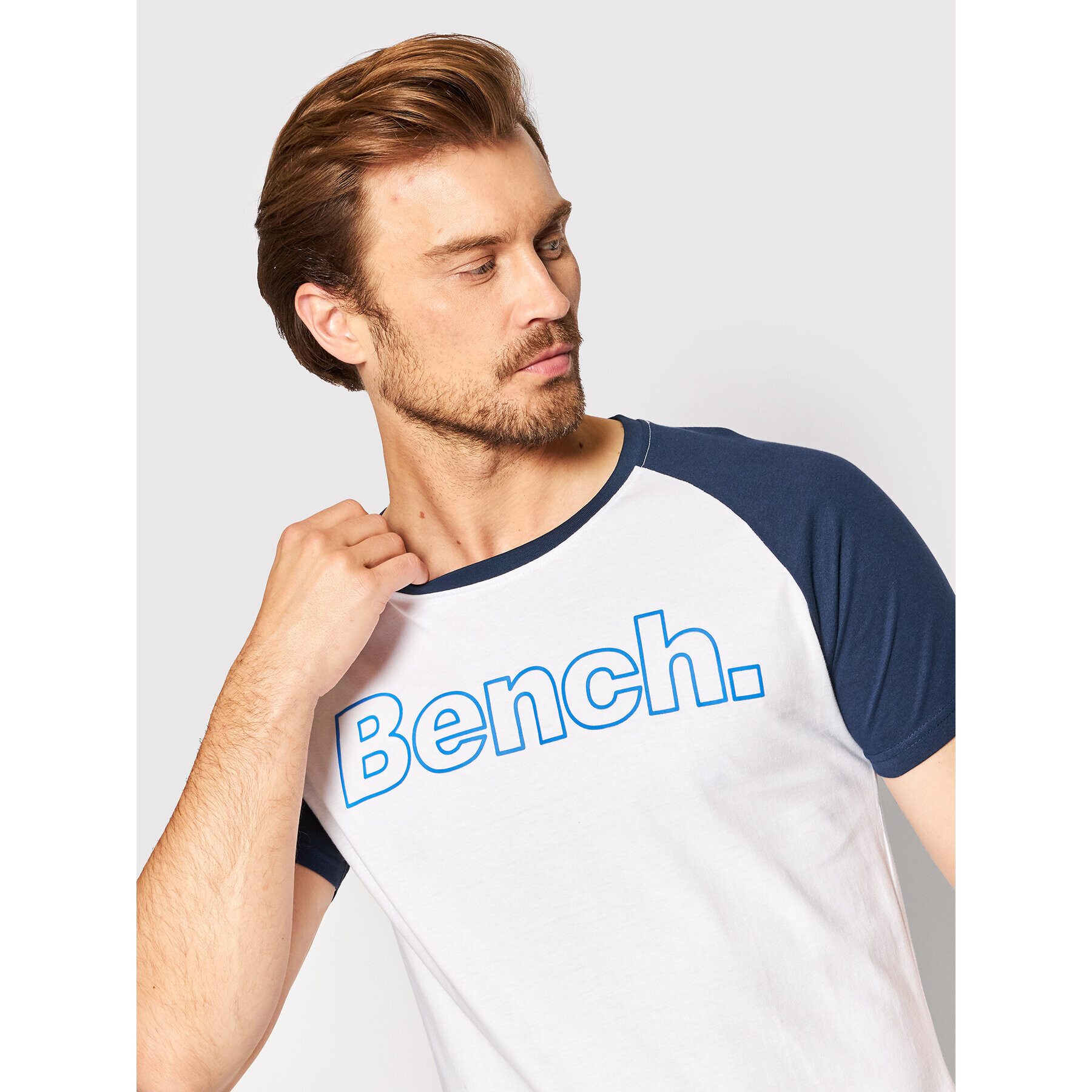 Bench Тишърт Rockwell 120755 Бял Regular Fit - Pepit.bg