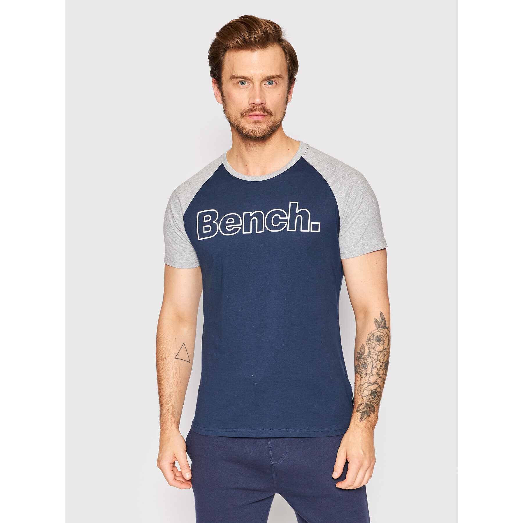 Bench Тишърт Rockwell 120755 Тъмносин Regular Fit - Pepit.bg