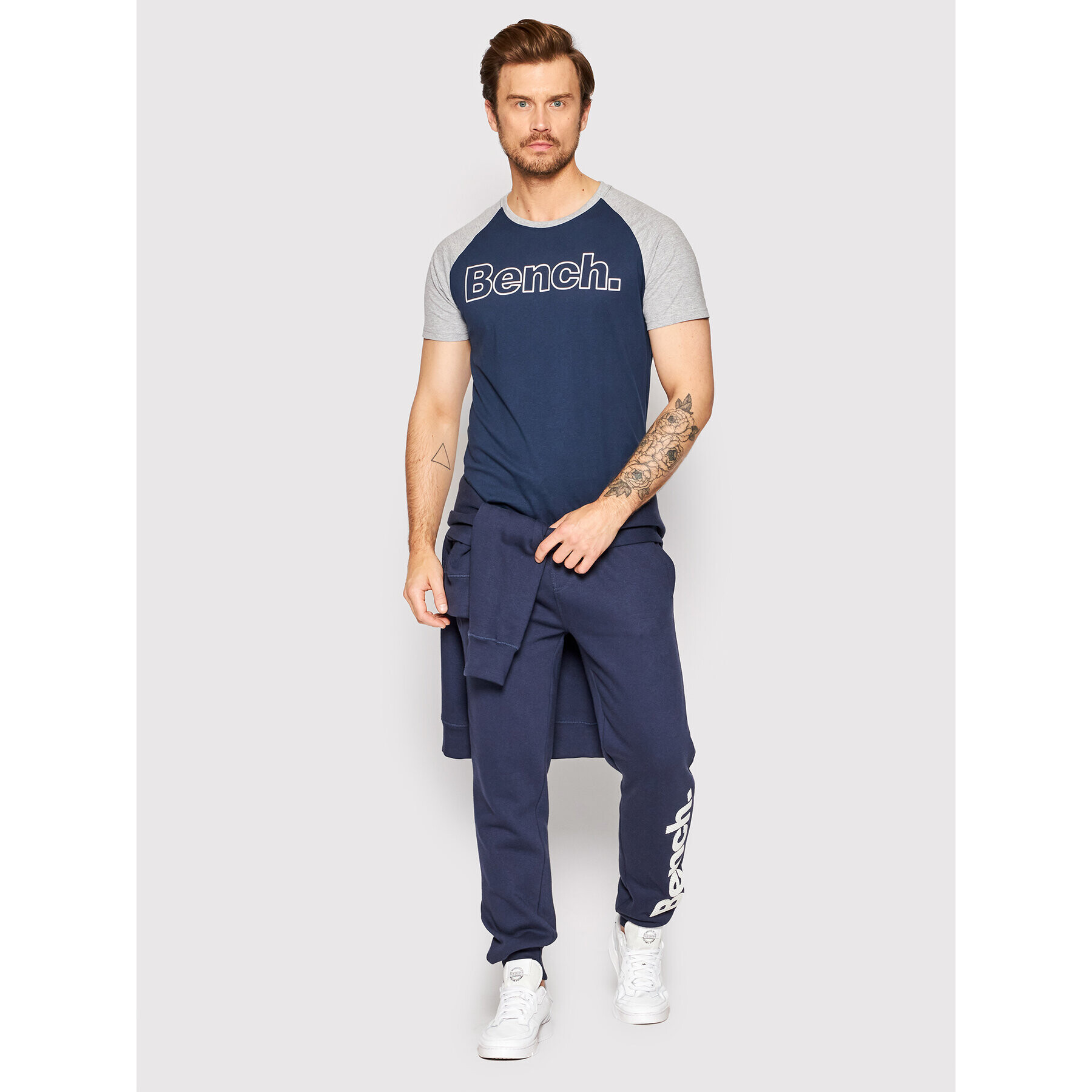 Bench Тишърт Rockwell 120755 Тъмносин Regular Fit - Pepit.bg