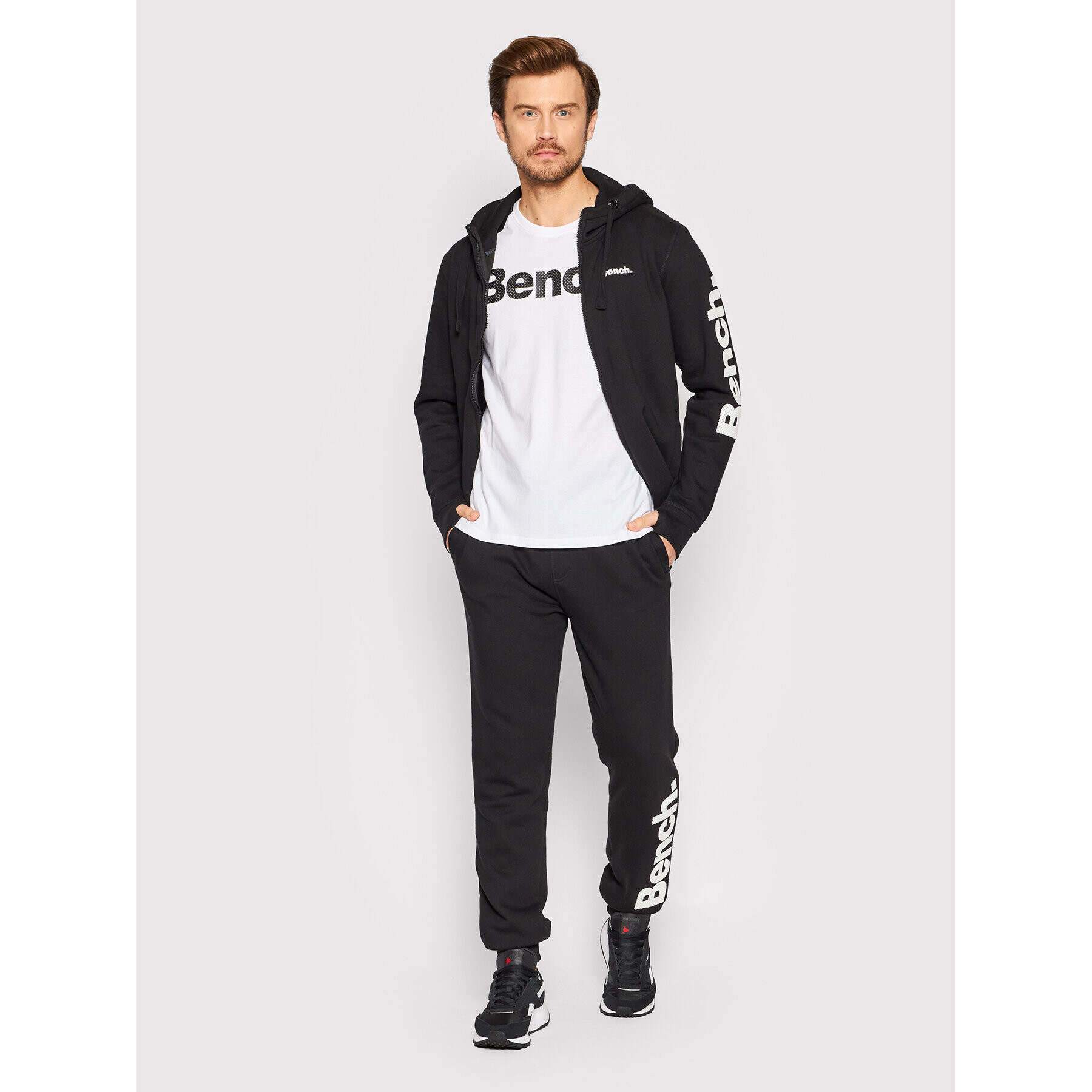 Bench Тишърт Saka 120715 Бял Regular Fit - Pepit.bg