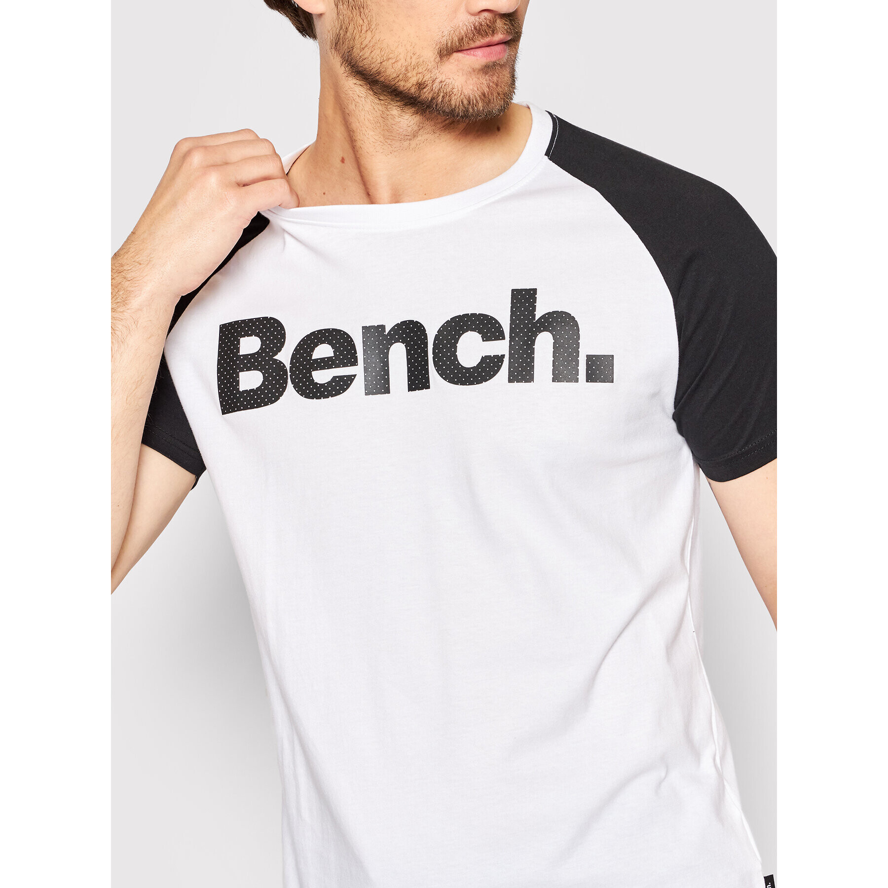 Bench Тишърт Saka 120715 Бял Regular Fit - Pepit.bg