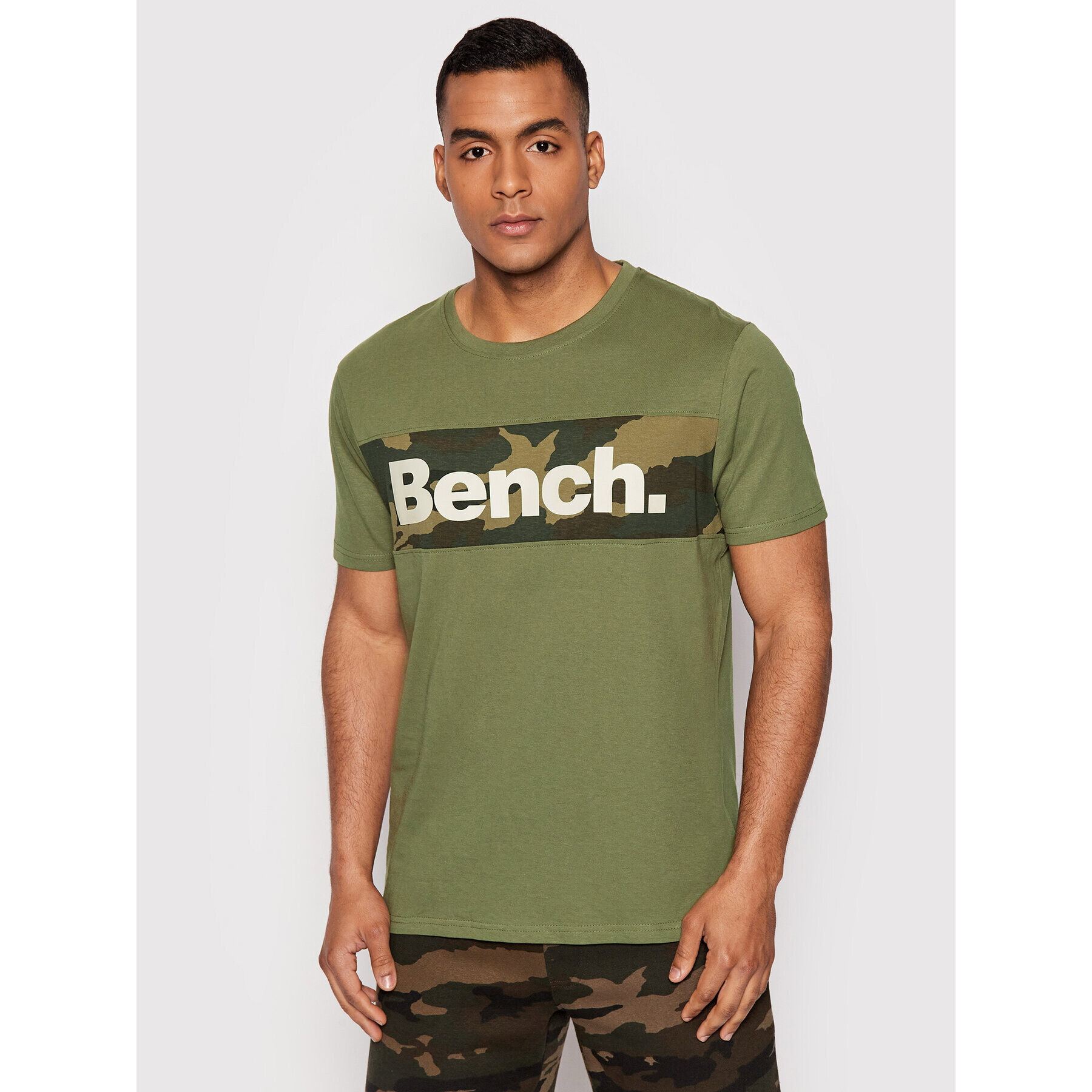 Bench Тишърт Sendak 120763 Зелен Regular Fit - Pepit.bg