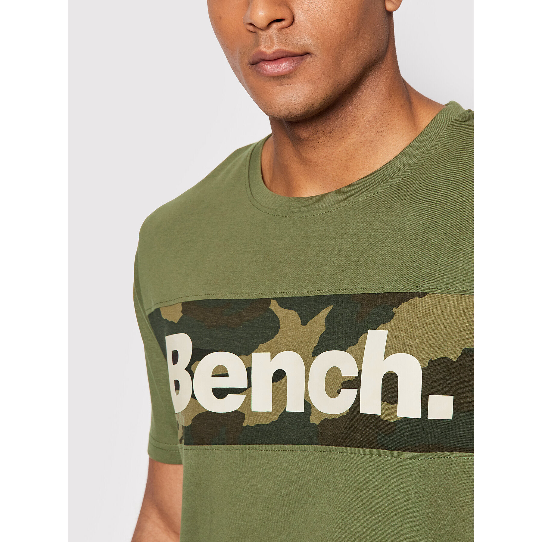Bench Тишърт Sendak 120763 Зелен Regular Fit - Pepit.bg