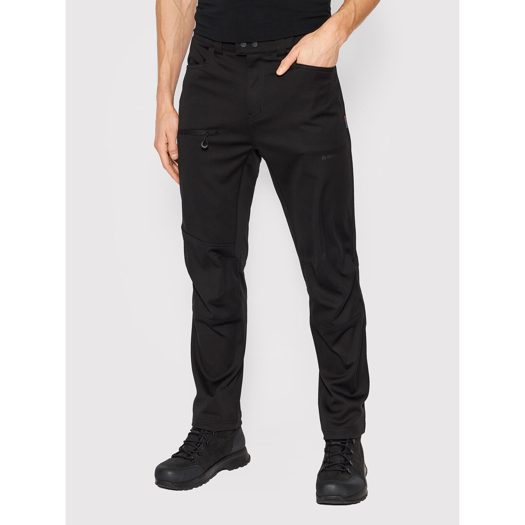 Bergson Outdoor панталони Sort Ss Черен Regular Fit - Pepit.bg