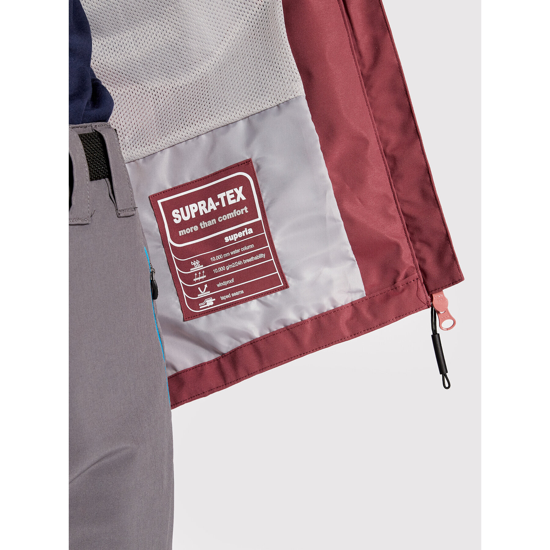 Bergson Преходно яке Rush Stx Бордо Slim Fit - Pepit.bg
