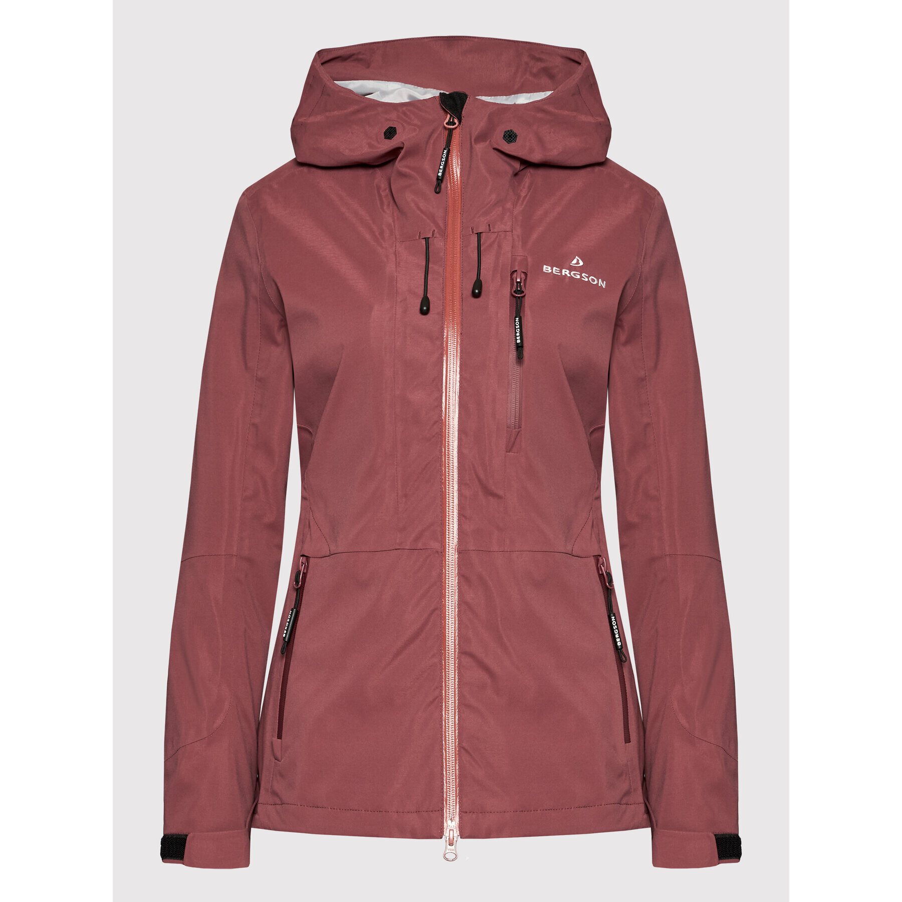 Bergson Преходно яке Rush Stx Бордо Slim Fit - Pepit.bg