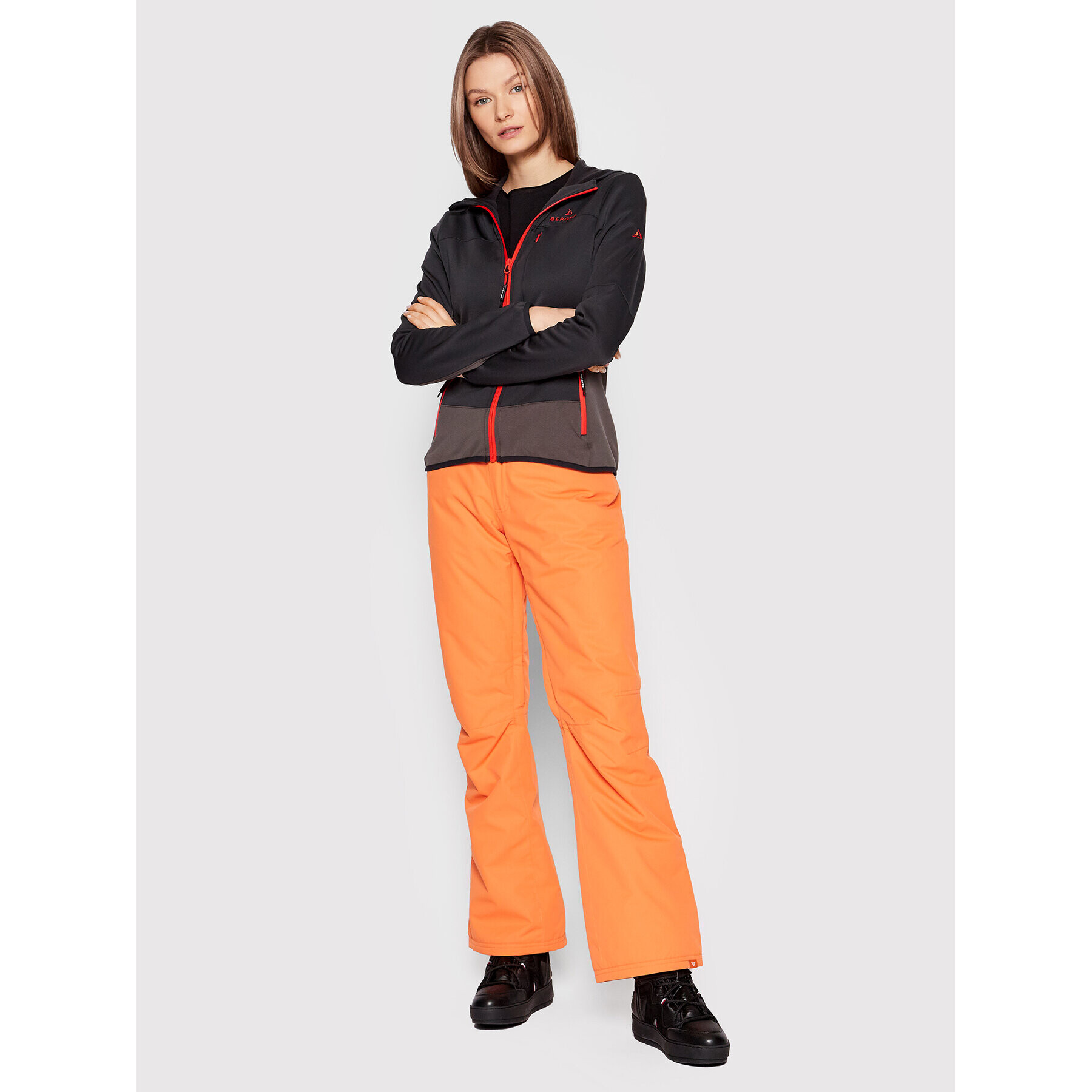 Bergson Суитшърт Act Ps Сив Slim Fit - Pepit.bg