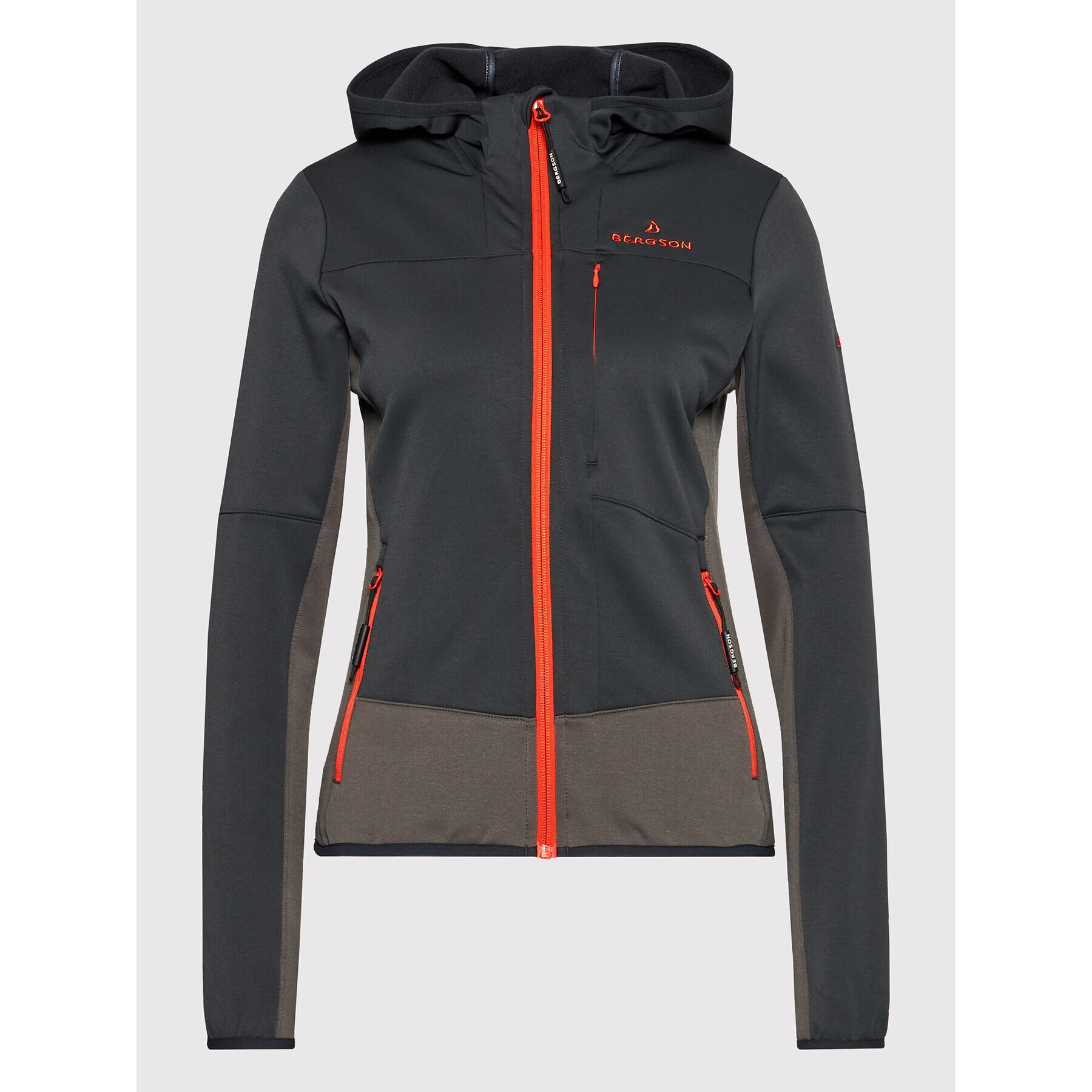 Bergson Суитшърт Act Ps Сив Slim Fit - Pepit.bg