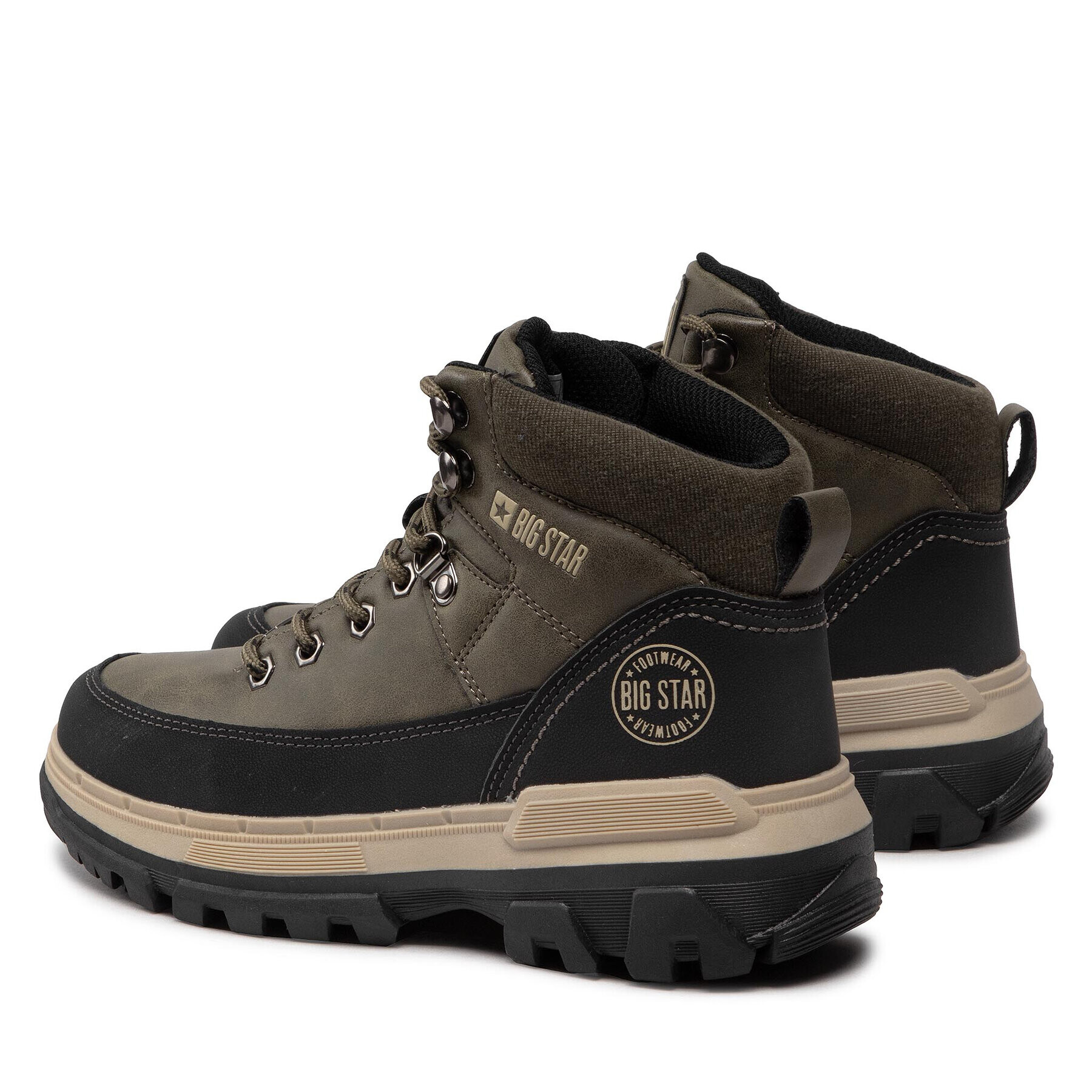 Big Star Shoes Боти KK274220 Каки - Pepit.bg
