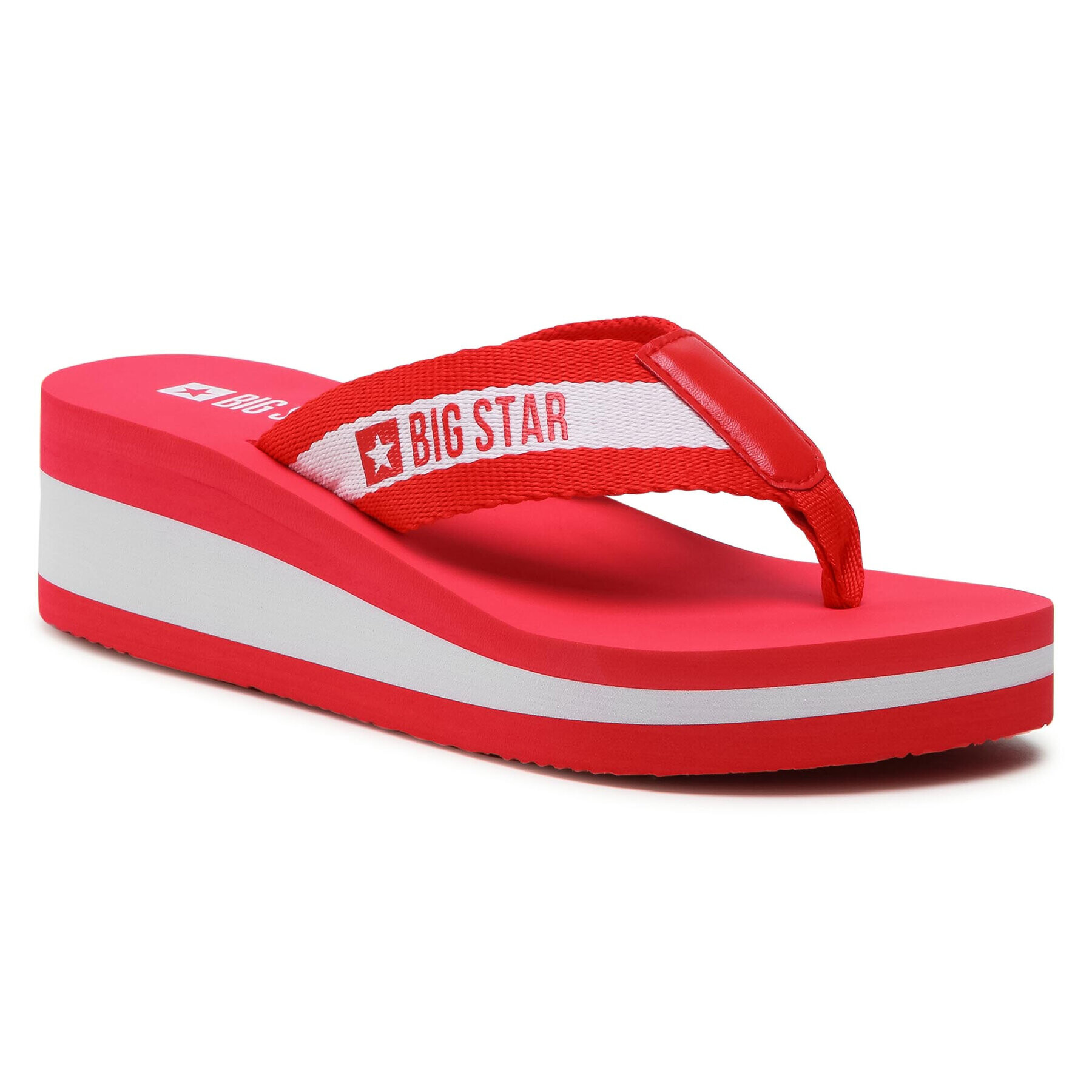 Big Star Shoes Джапанки HH274A095 Червен - Pepit.bg