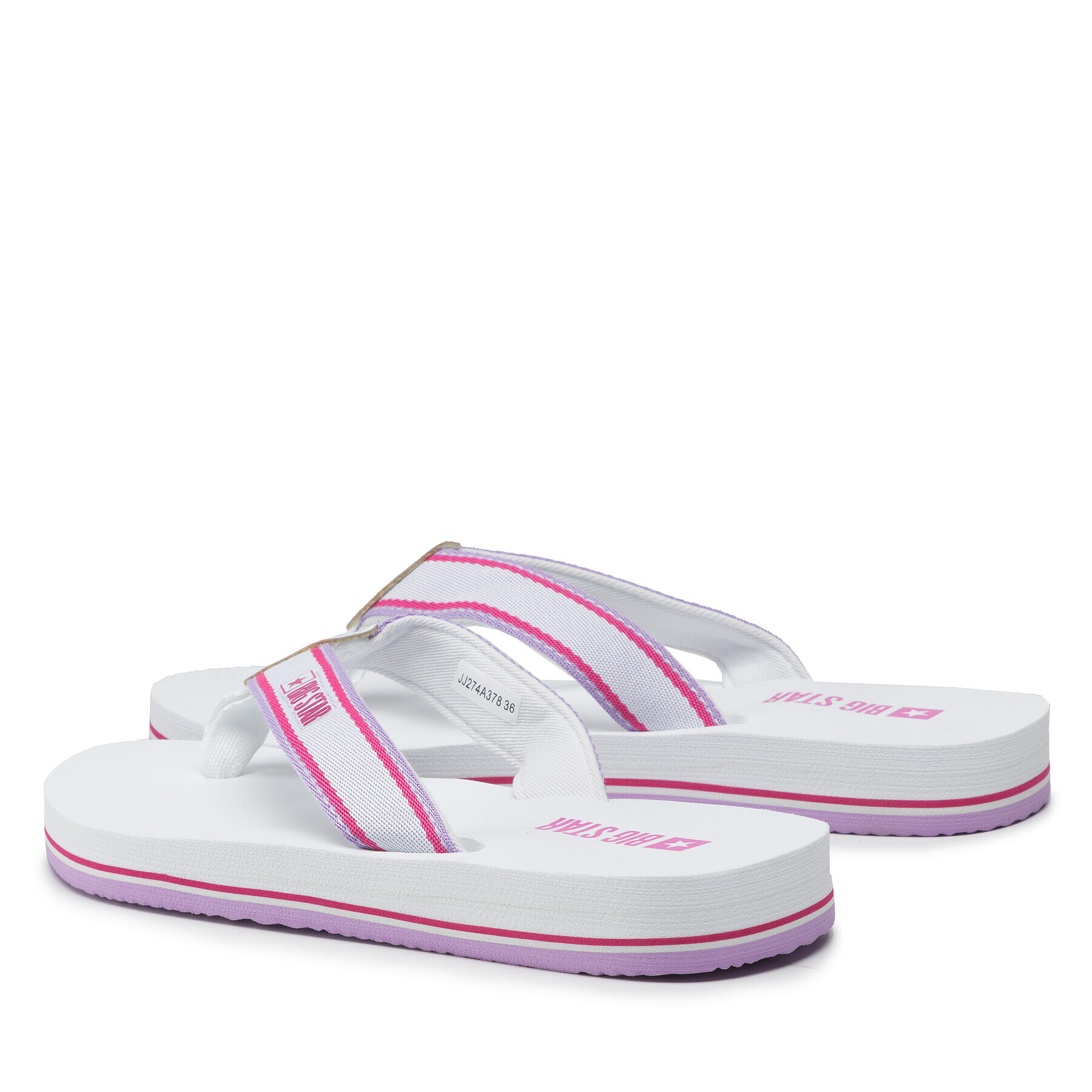 Big Star Shoes Джапанки JJ274A378 Бял - Pepit.bg