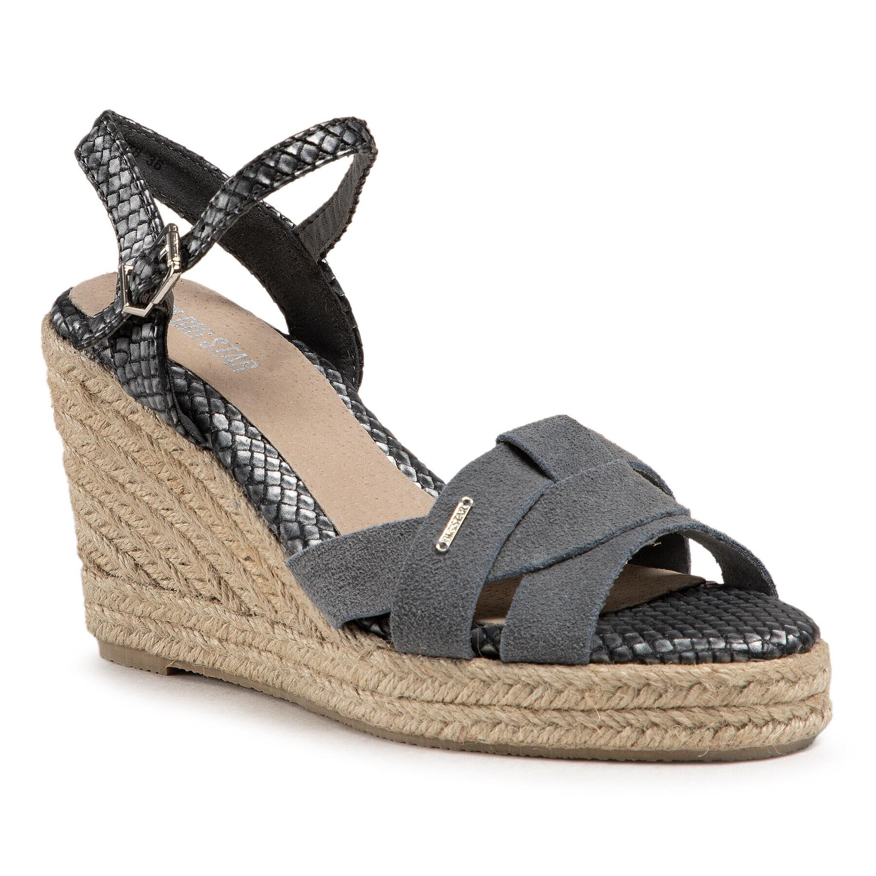 Big Star Shoes Еспадрили HH274378 Сив - Pepit.bg